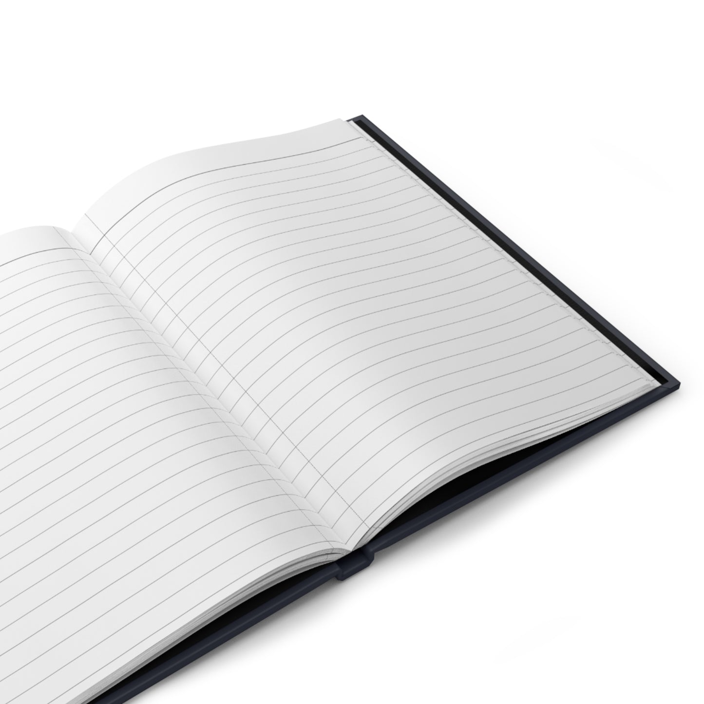 Elegant Lunar Midnight Hardcover Journal for Writers, Daily Planner, Sketchbook, Gift Idea, Notebook, Black Matte Finish