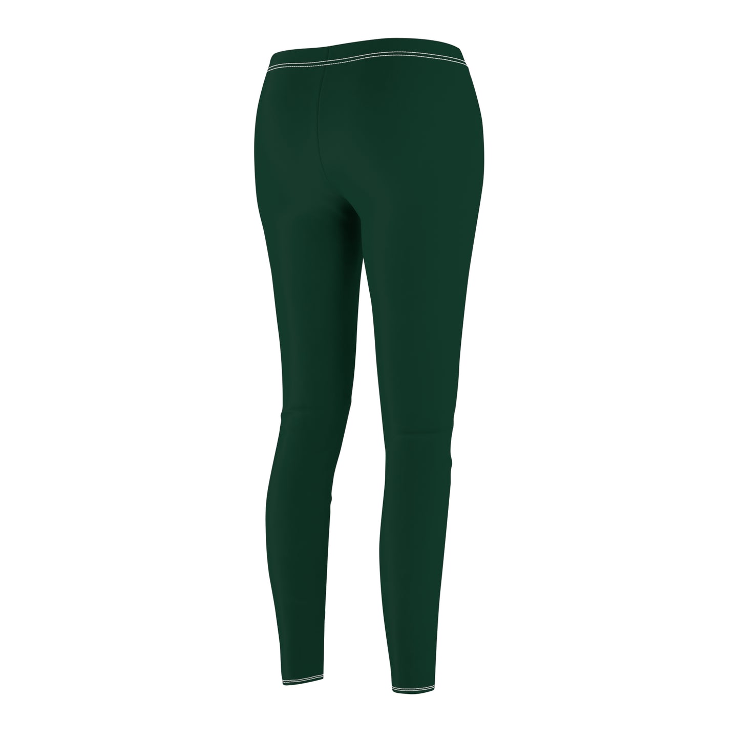 Women's Midnight Green Casual Leggings - Stylish Comfort for Everyday Wear, Activewear, Athleisure, Workout, Yoga, Gift for Her