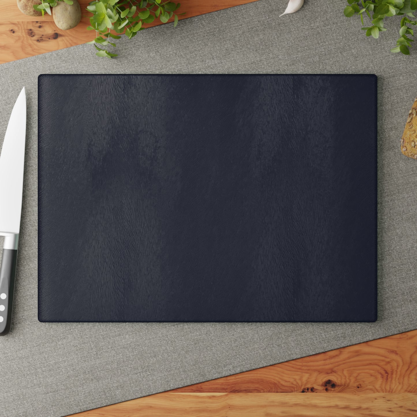 Elegant Lunar Midnight Glass Cutting Board | Kitchen Décor, Wedding Gift, Housewarming Gift, Food Prep Station, Personalized Kitchenware