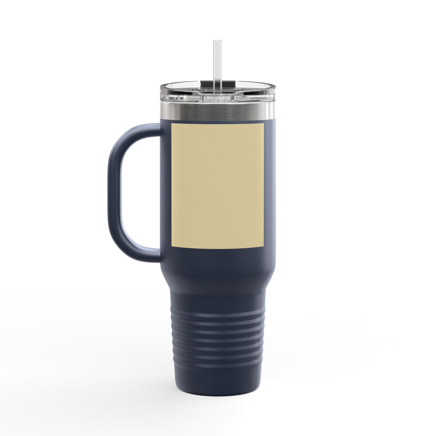 Vanilla Wheat 40oz Insulated Travel Mug | Customizable Hot & Cold Drink Tumbler | Perfect Gift for Travelers, Coffee Lovers, Road Trips, Holidays