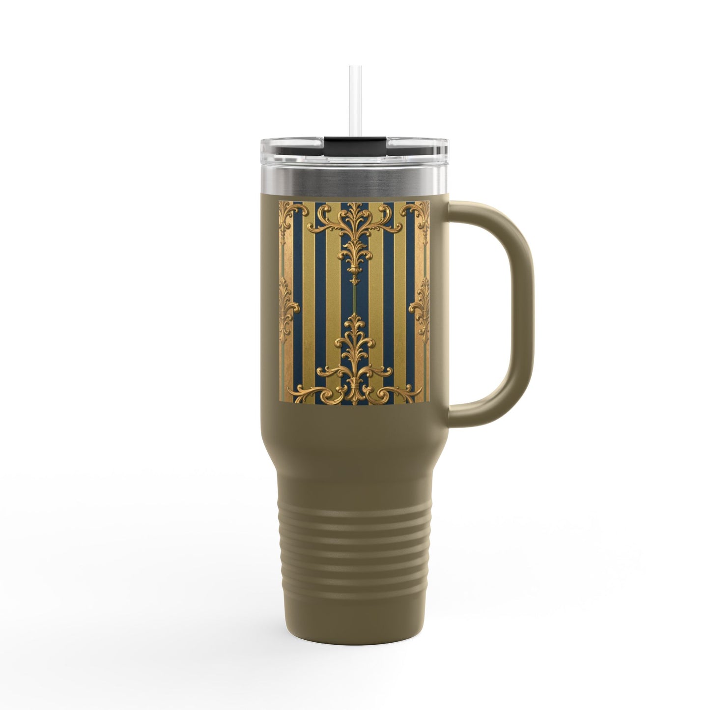 Elegant Insulated Travel Mug, 40oz - Stylish Thermal Cup for Hot or Cold Beverages, Perfect for Travel, Gifts, and Everyday Use