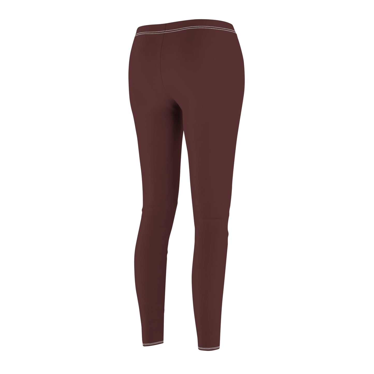 Stylish Brown Merlot Women's AOP Leggings, Comfortable Workout Leggings, Casual Athleisure Pants, Trendy Fitness Wear, Perfect for Yoga, Gift Idea