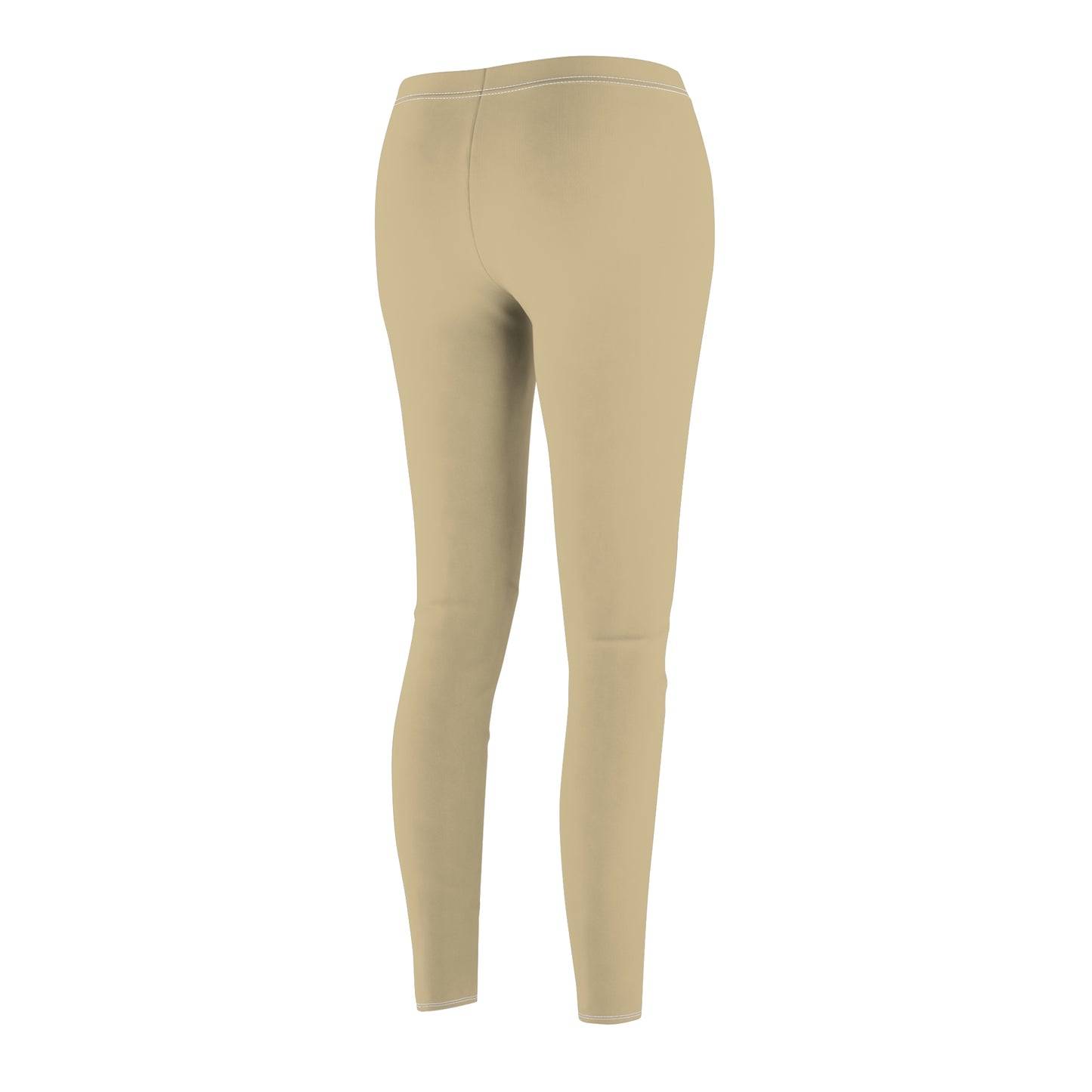 Vanilla Wheat Chic Women's Leggings - Casual & Comfortable, Fitness Gear, Athleisure, Everyday Wear, Perfect for Workouts, Yoga and Travel