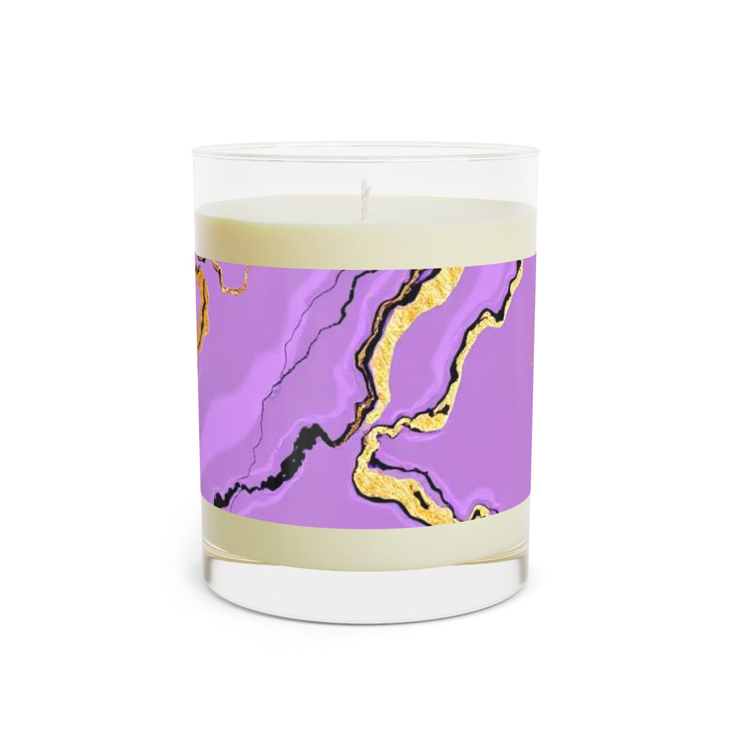 Elegant Purple Marble Scented Candle, Aromatherapy Gift, Home Decor, Relaxation, Wedding Favors, Self-Care Treat