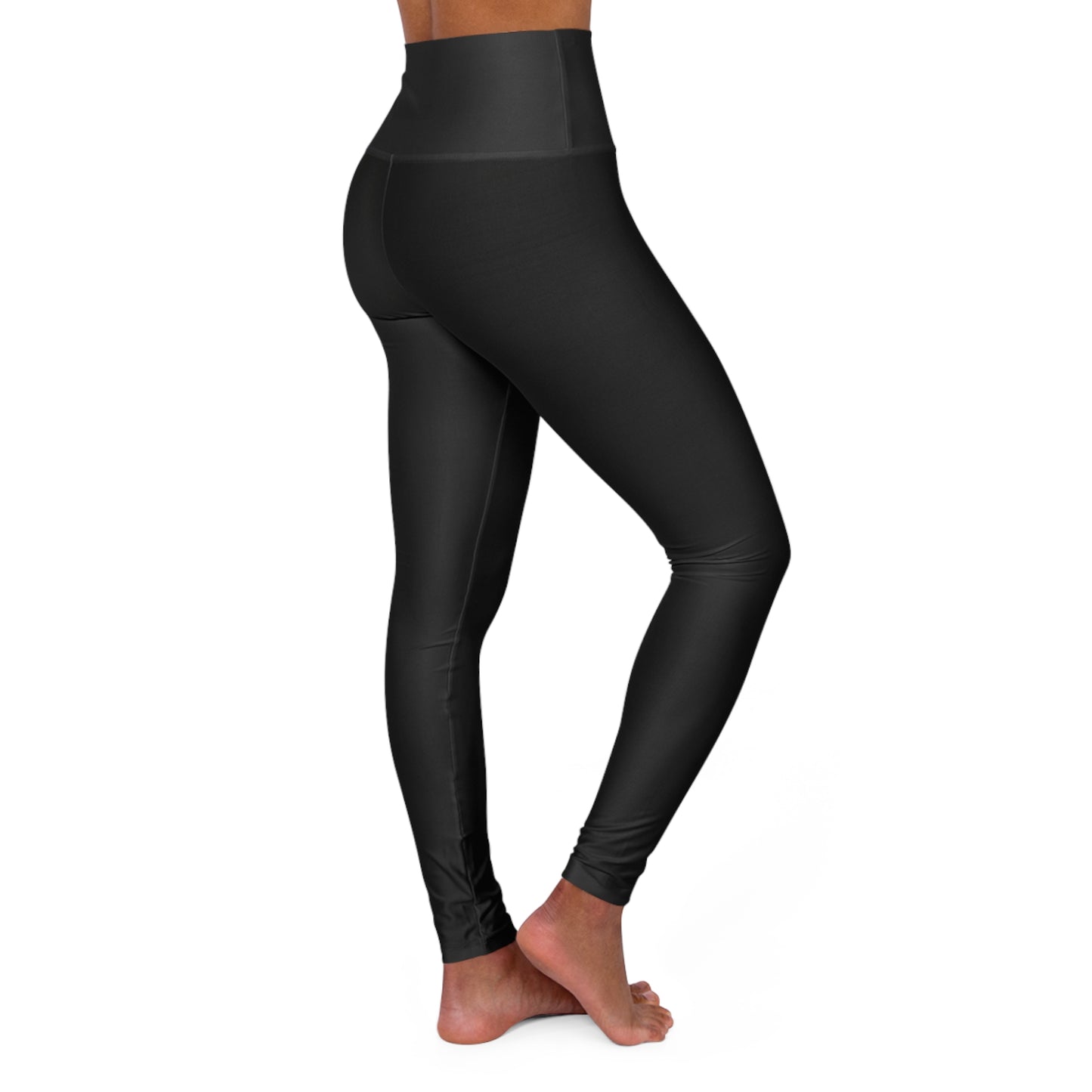 High Black Waisted Yoga Leggings - Activewear for Comfort and Movement, Workout Tights, Fitness Apparel, Athletic Leggings, Everyday Essentials