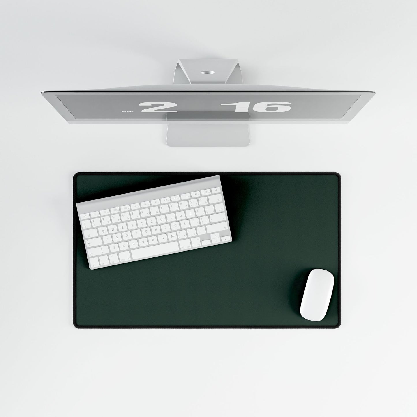 Elegant Midnight Green Desk Mats for Home Office, Stylish Mouse Pad, Desk Accessories, Gift for Students, Minimalist Desk Decor