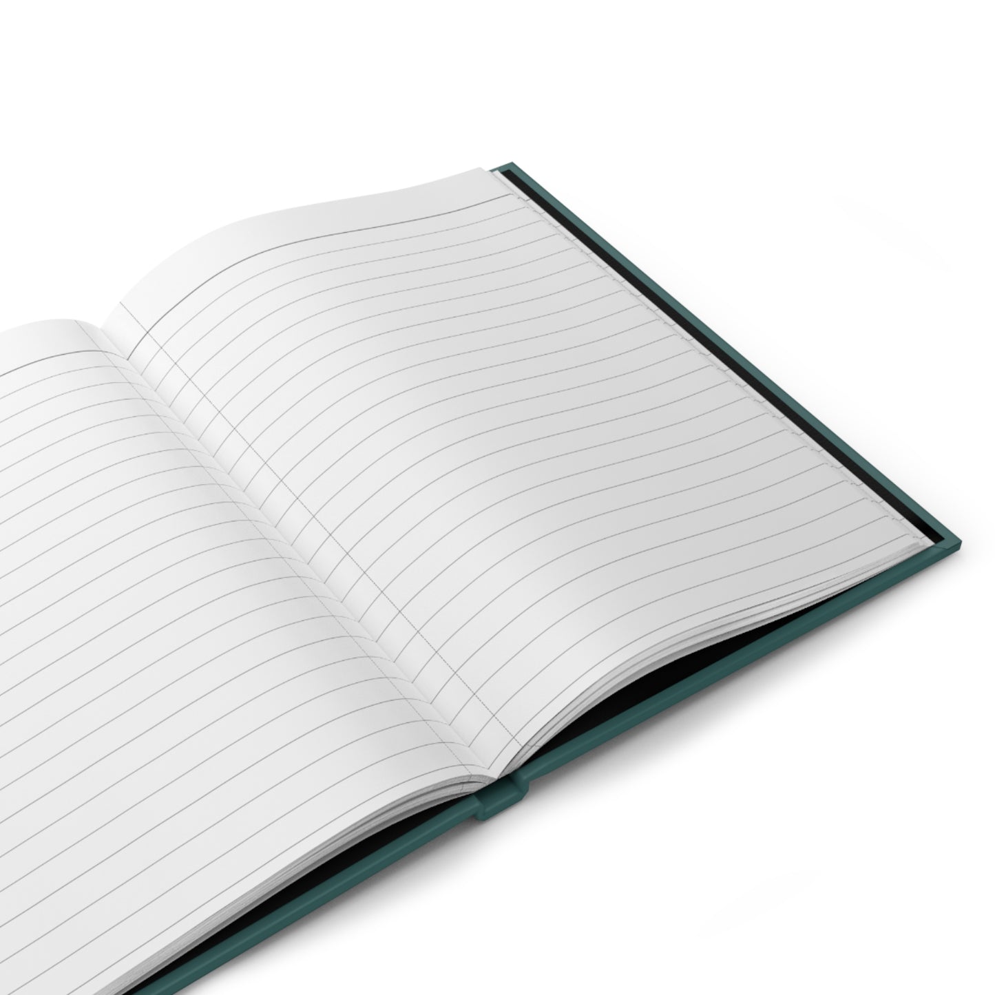 Elegant Hardcover Journal - Stylish Writing Notebook - "Business handled." Design