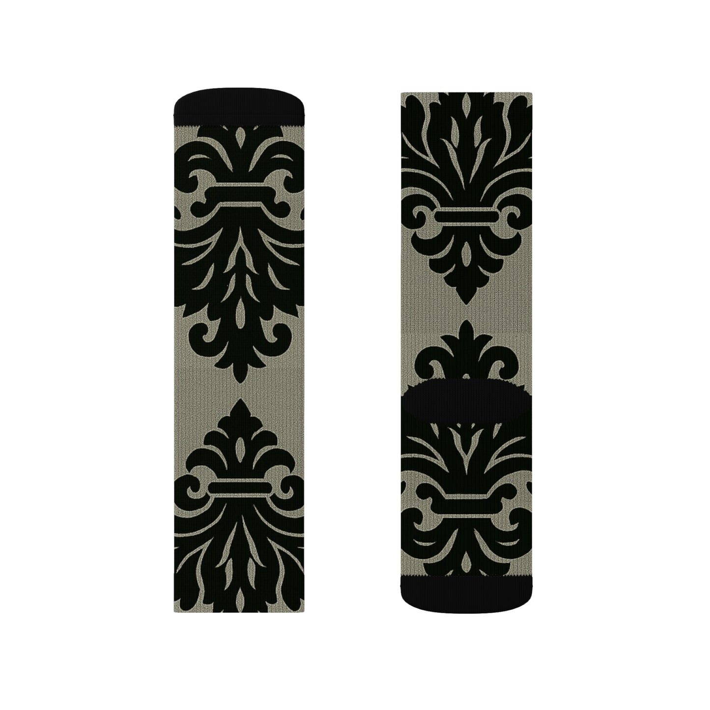 Chic Baroque Design Socks | Stylish Patterned Socks for Every Occasion, Gift for Her, Fashion Socks, Trendy Outfit Essentials