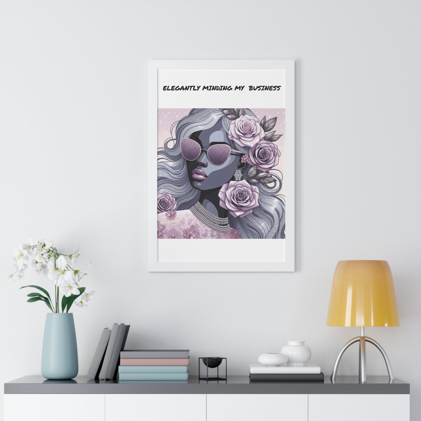 Elegant Business Minded Poster - Wall Art for Confident Women