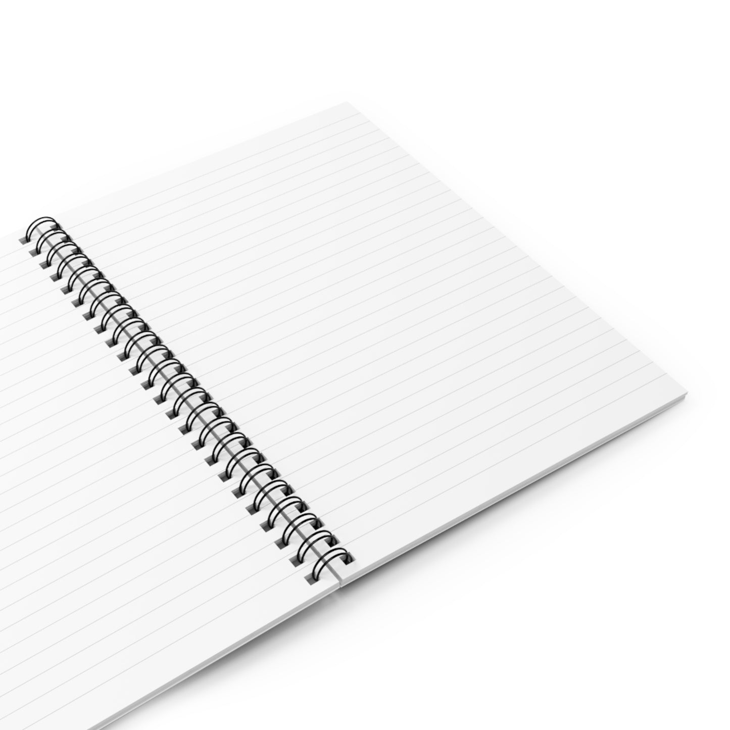 Elegant Vintage Spiral Notebook - Ruled Line with Pink Horse & Gold Damask