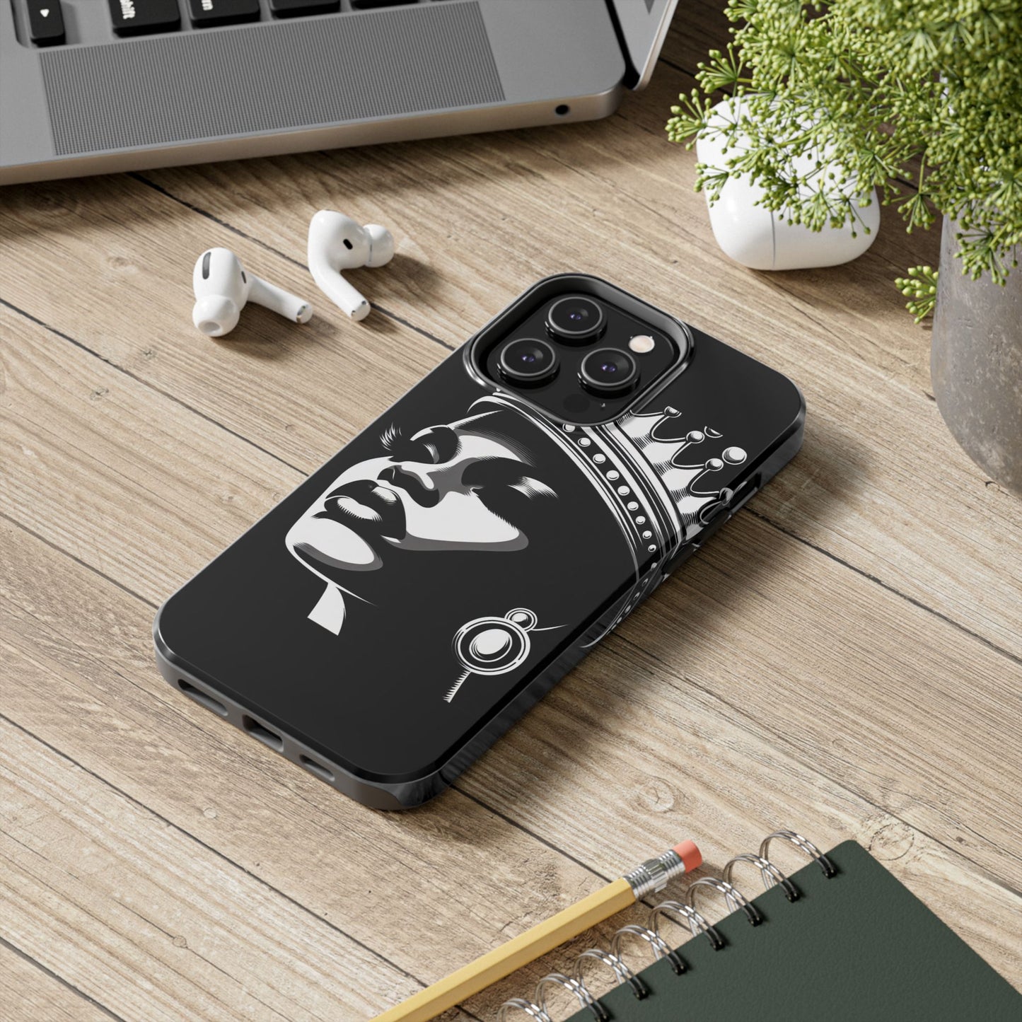 Regal Queen Tough Phone Case, Stylish Phone Cover, Gift for Her, Birthday, Empowerment, Bold Statement, Durable Phone Accessory