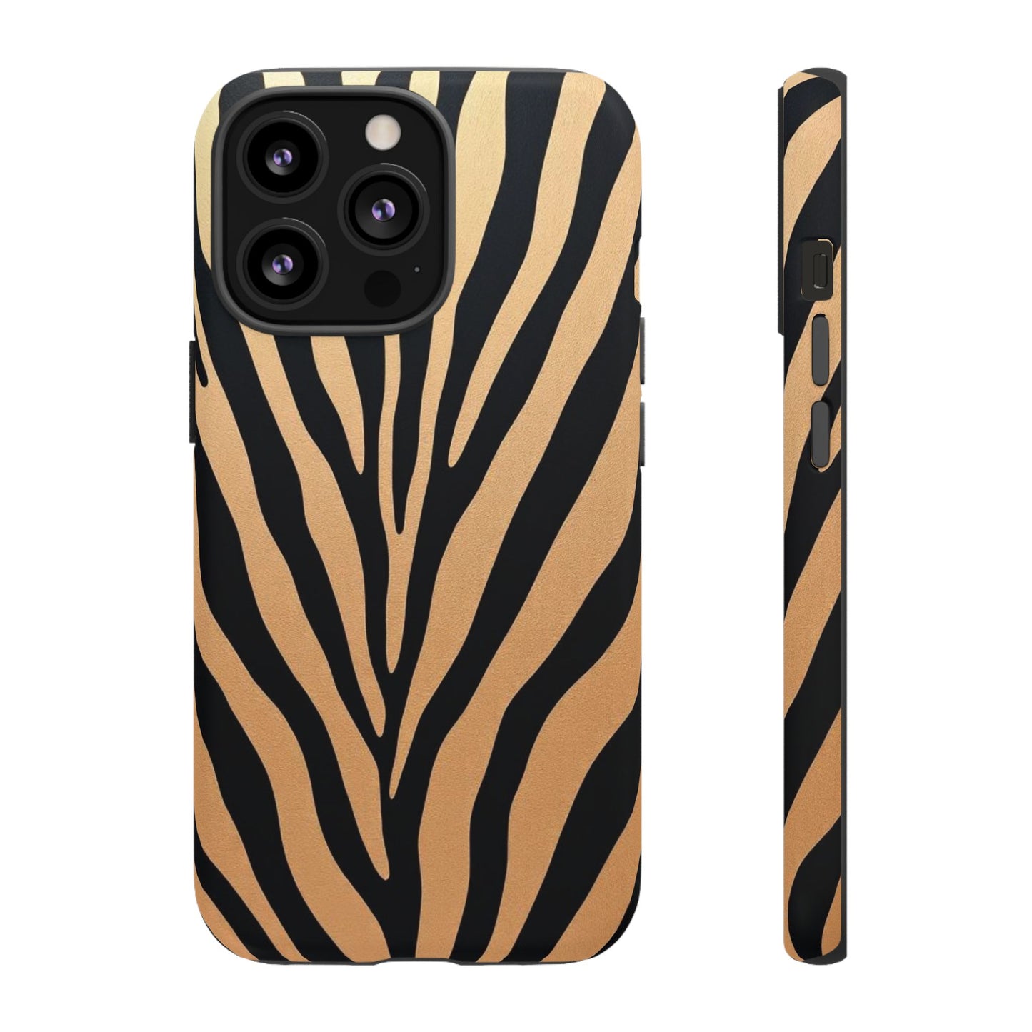 Zebra Print Tough Phone Case