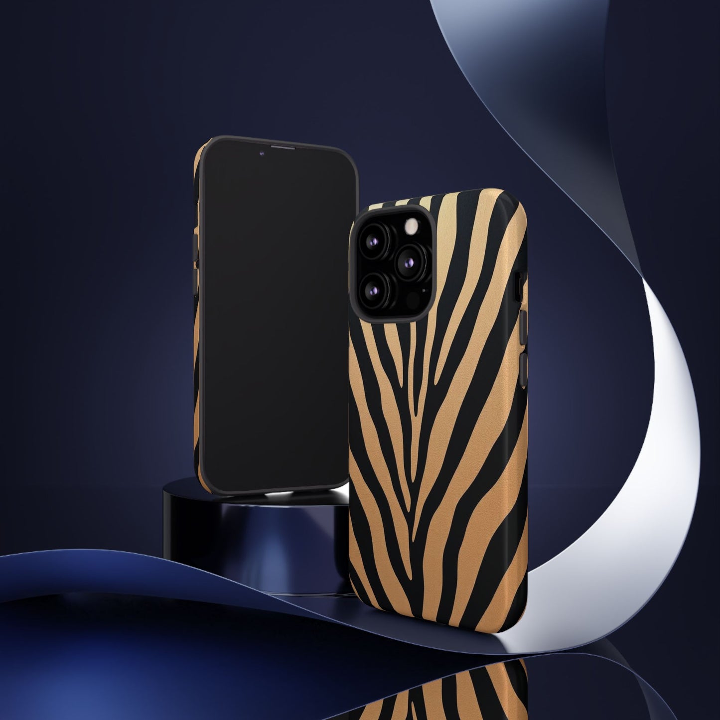 Zebra Print Tough Phone Case