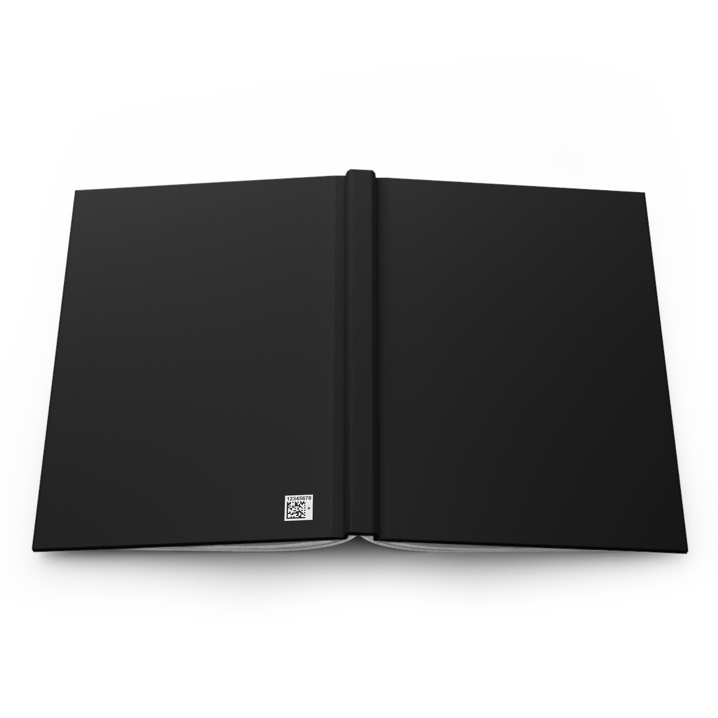 Matte Black Hardcover Journal - Black Minimalist Notebook for Note-taking, Journaling, Gift for Students, Writers, and Artists