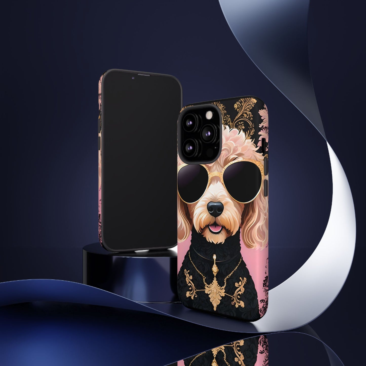 Phone Case - Golden Doodle In Sunglasses Tough Case