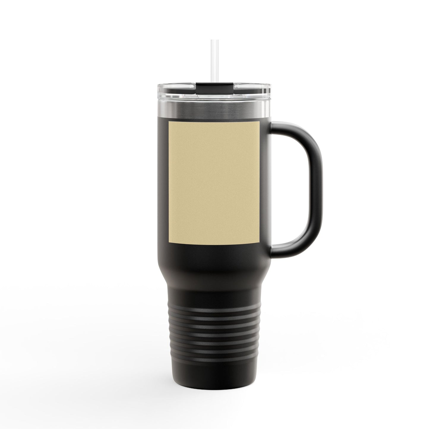 Vanilla Wheat 40oz Insulated Travel Mug | Customizable Hot & Cold Drink Tumbler | Perfect Gift for Travelers, Coffee Lovers, Road Trips, Holidays