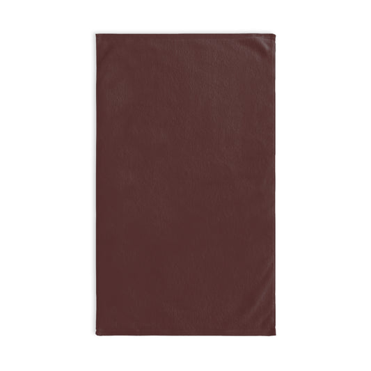 Cozy Brown Merlot Kitchen Hand Towel, Home Decor, Gift for Hostess, Farmhouse Style, Kitchen Accessory, Holiday Gift