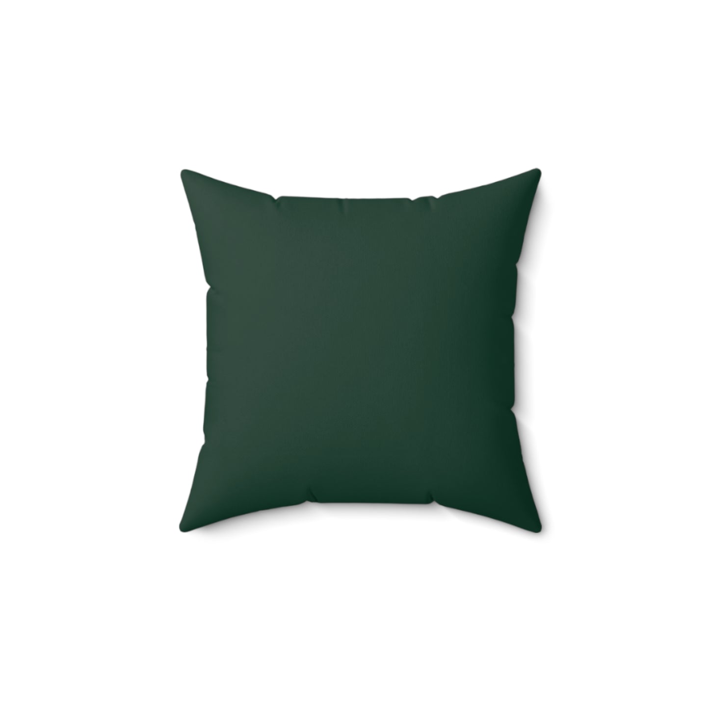 Elegant Midnight Green Spun Polyester Square Pillow, Home Decor Accents, Cozy Throw Pillow, Modern Living Room Cushion, Gift for Housewarming