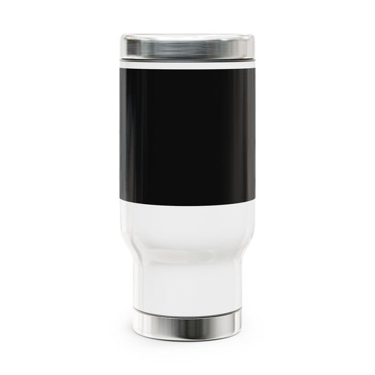 Personalized Black Stainless Steel Travel Mug - 14oz Insulated Coffee Cup with Handle, Perfect for Daily Commutes, Gifts for Coffee Lovers, [...]