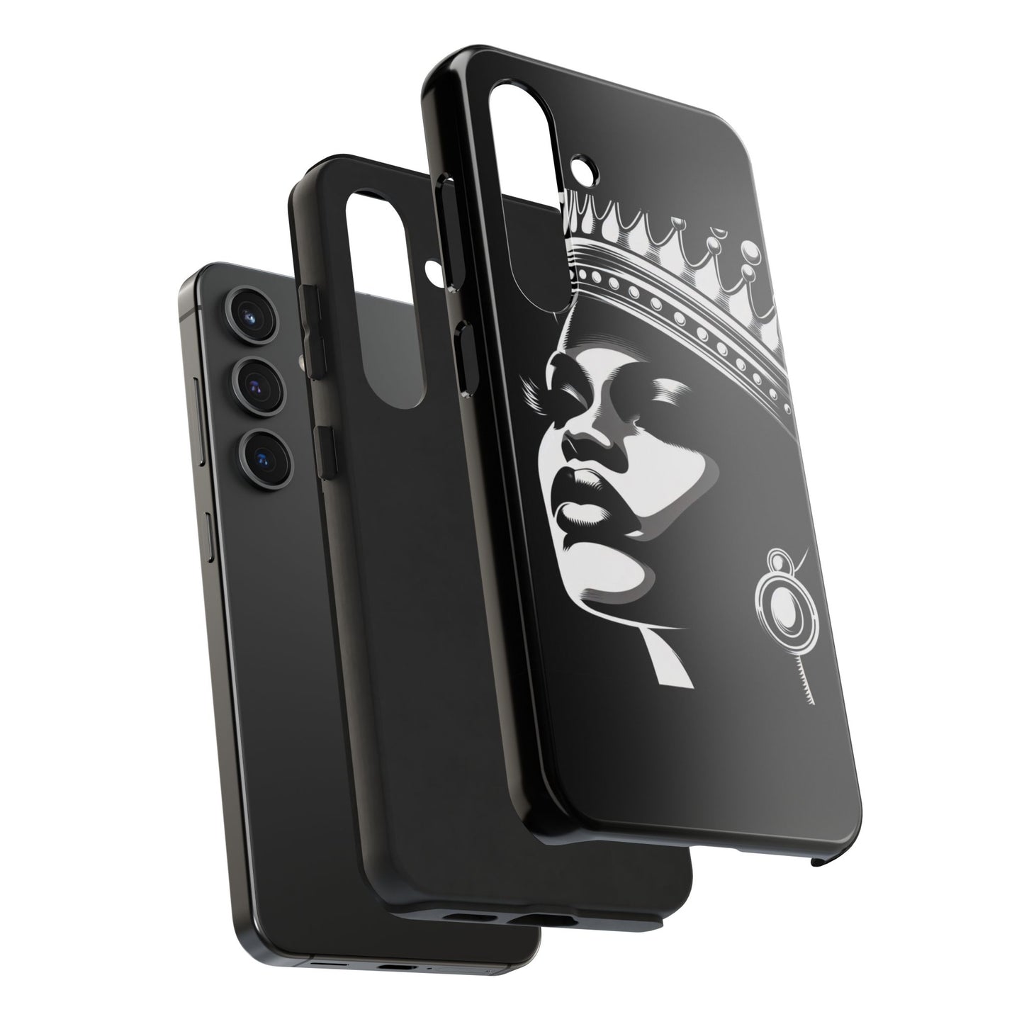 Regal Queen Tough Phone Case, Stylish Phone Cover, Gift for Her, Birthday, Empowerment, Bold Statement, Durable Phone Accessory