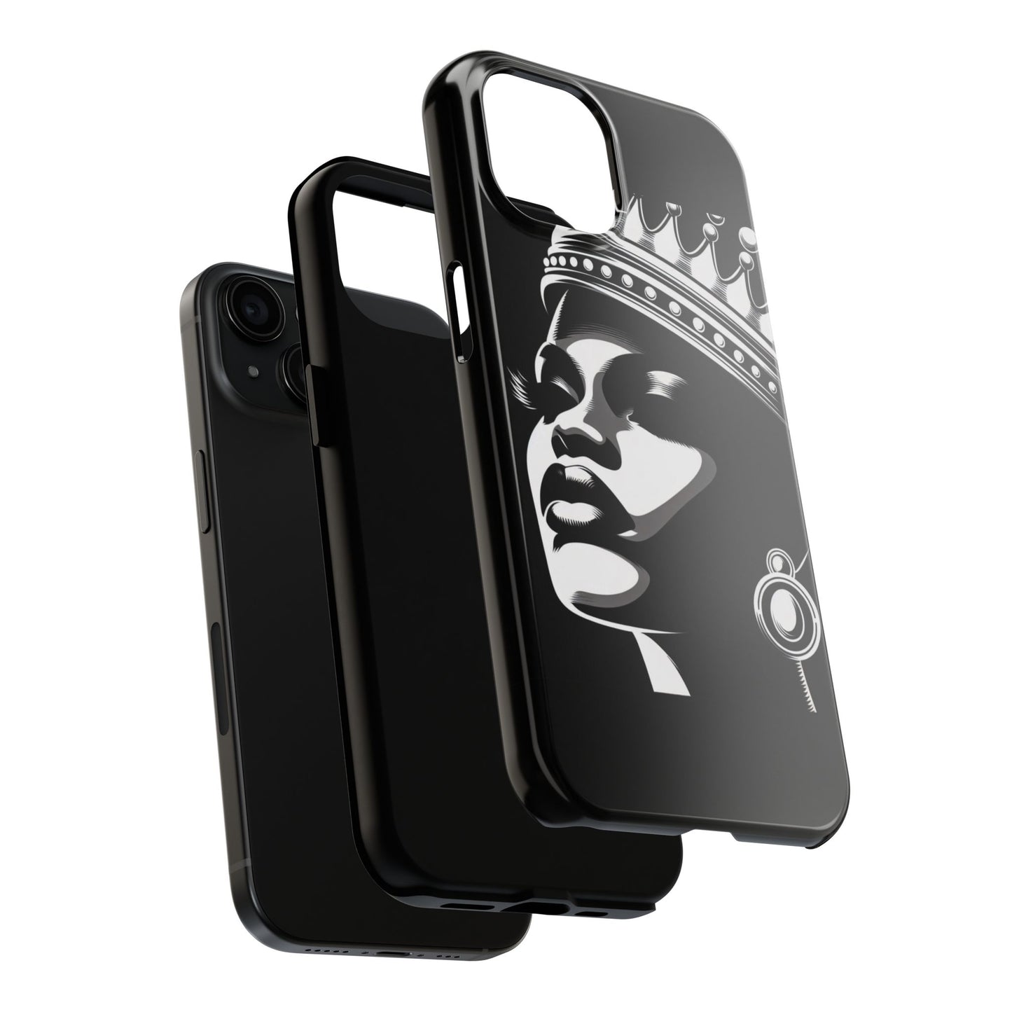 Regal Queen Tough Phone Case, Stylish Phone Cover, Gift for Her, Birthday, Empowerment, Bold Statement, Durable Phone Accessory