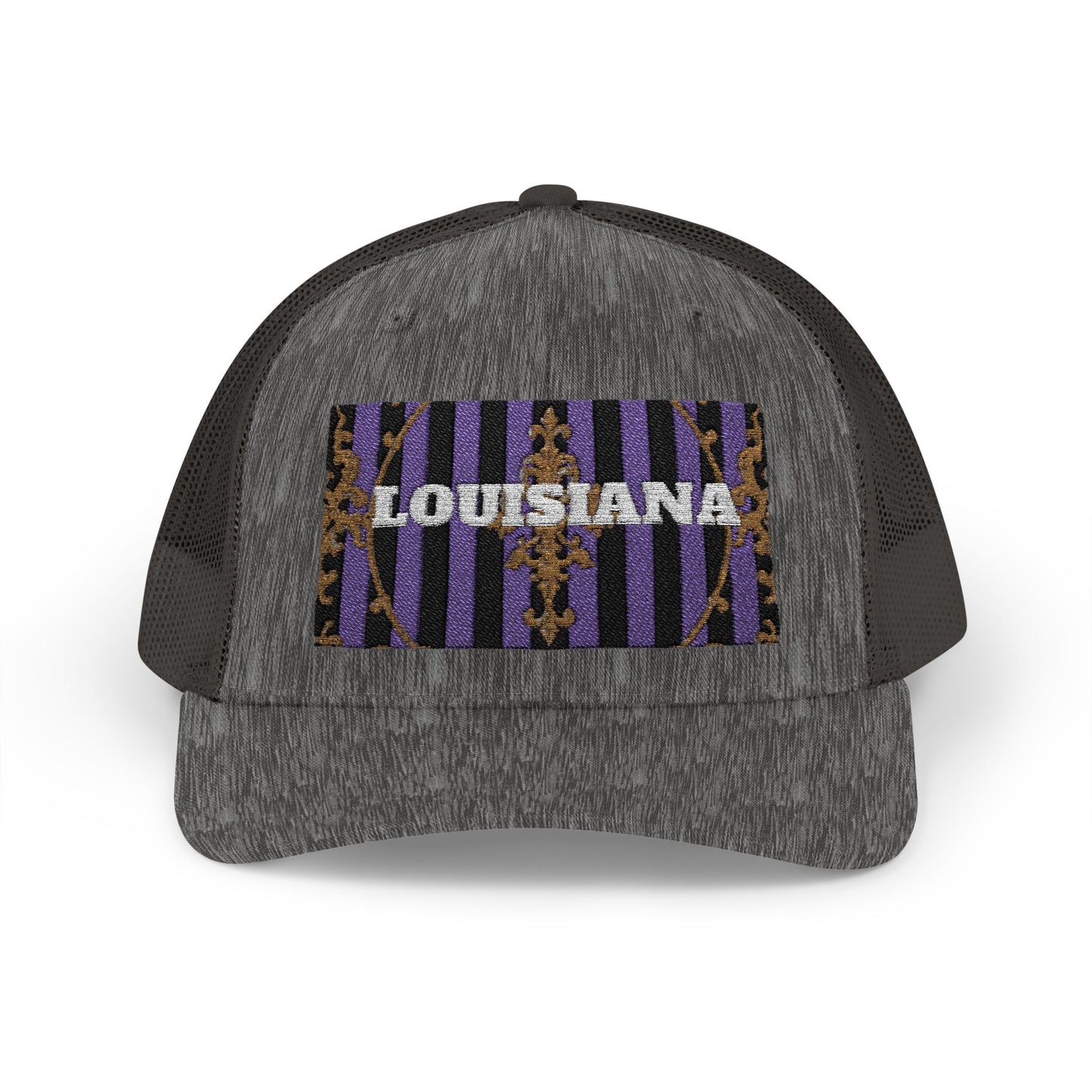 Louisiana Pride Snapback Trucker Cap | Festival Hat, Outdoor Accessory, Summer Style, Unique Gift for Travelers, Sports Enthusiasts