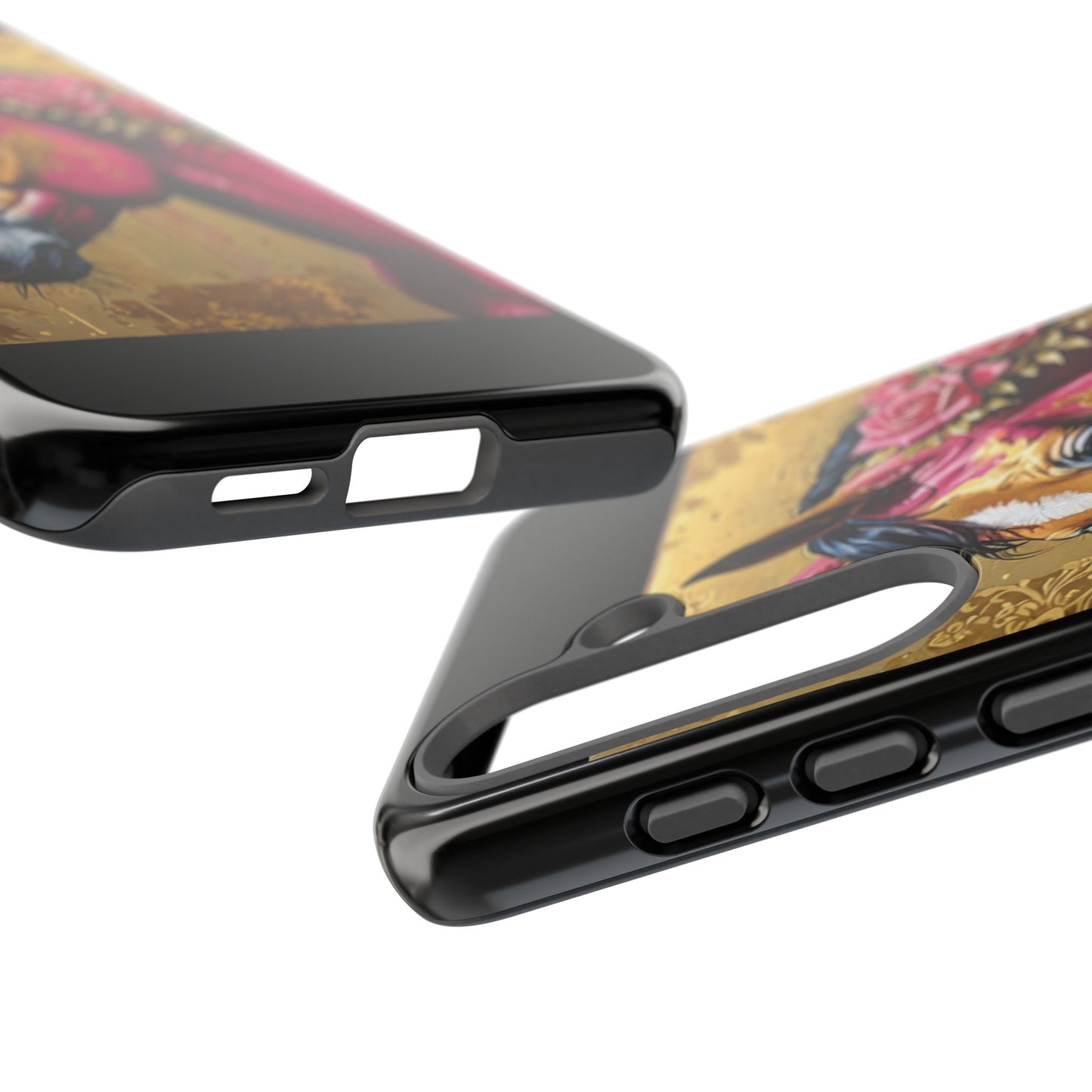 Phone Case - Elegant Horse Damask Design