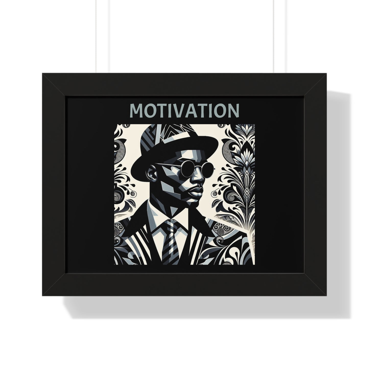 Motivational Framed Poster | Wall Art, Home Decor, Inspirational Gift, Office Decor, Modern Artwork