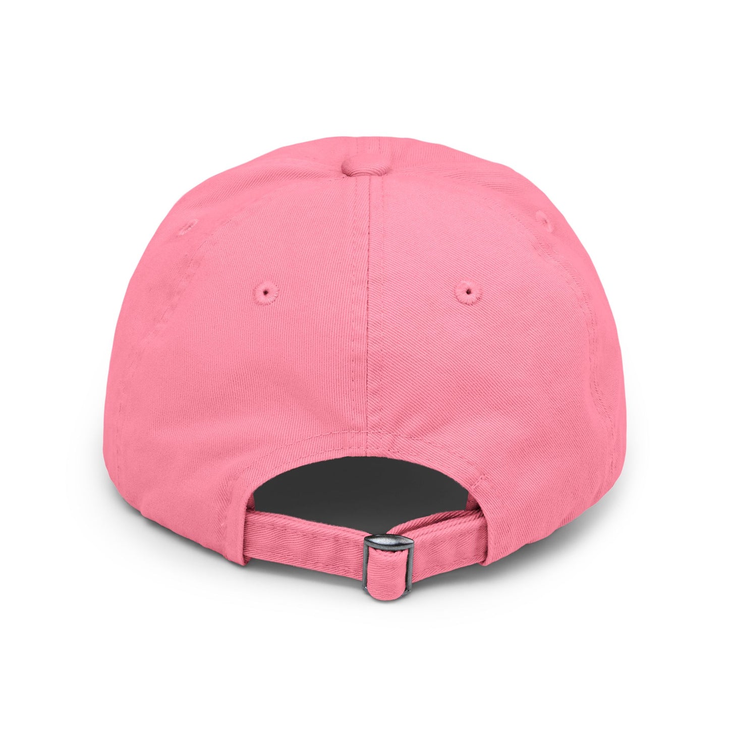 Retro Mauve & Black-Gold Baroque Distressed Cap — Vintage Ornamental Logo Dad Hat