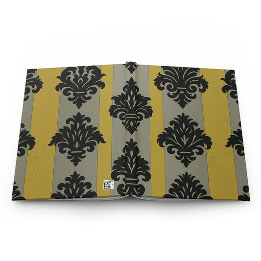 Elegant Baroque Hardcover Journal, Vintage Journal for Writers, Gift for Students, Goal Planner