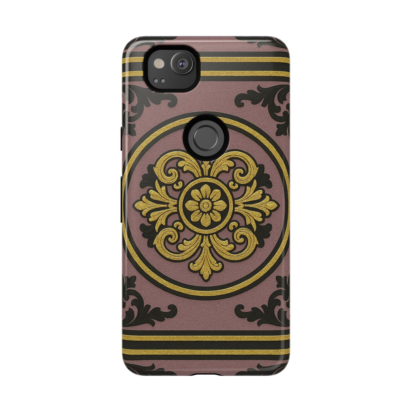 Gilded Mauve With Gold-Black Baroque Tough Cases