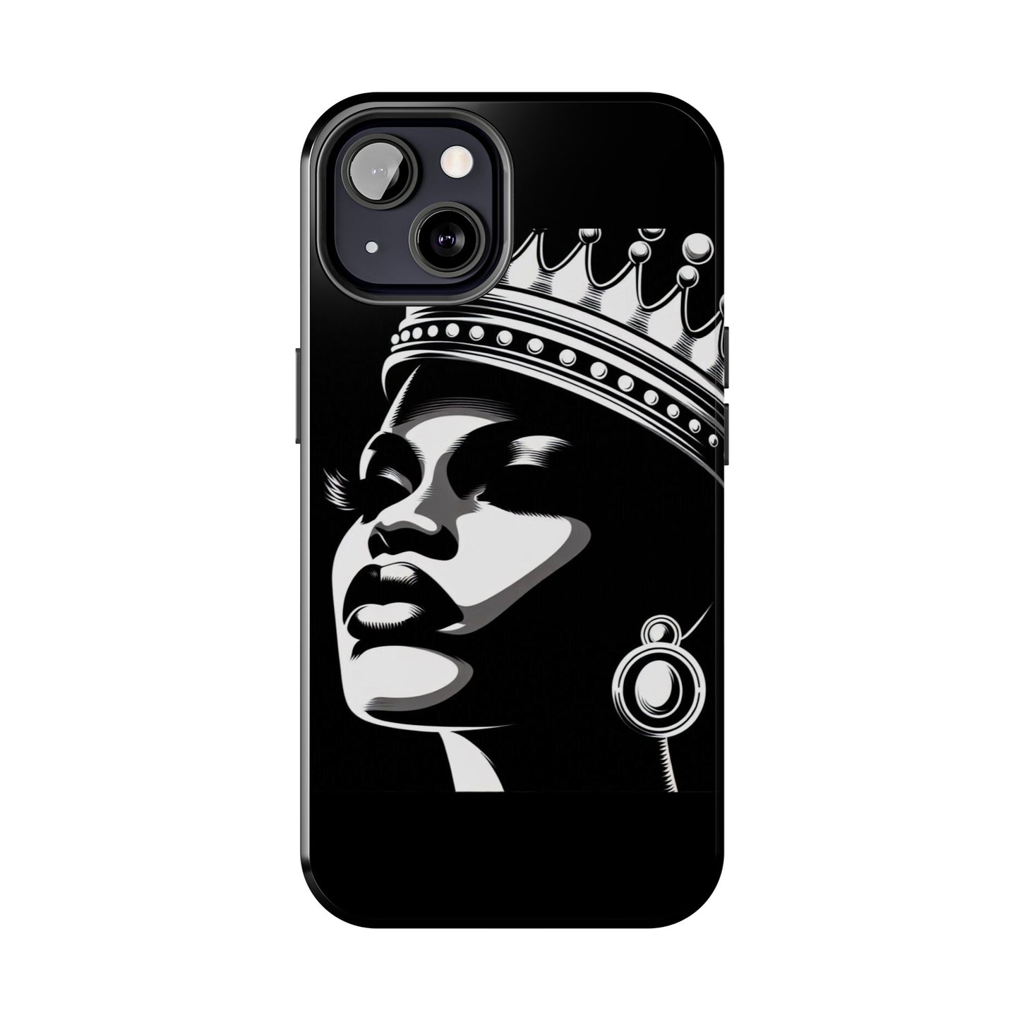 Regal Queen Tough Phone Case, Stylish Phone Cover, Gift for Her, Birthday, Empowerment, Bold Statement, Durable Phone Accessory
