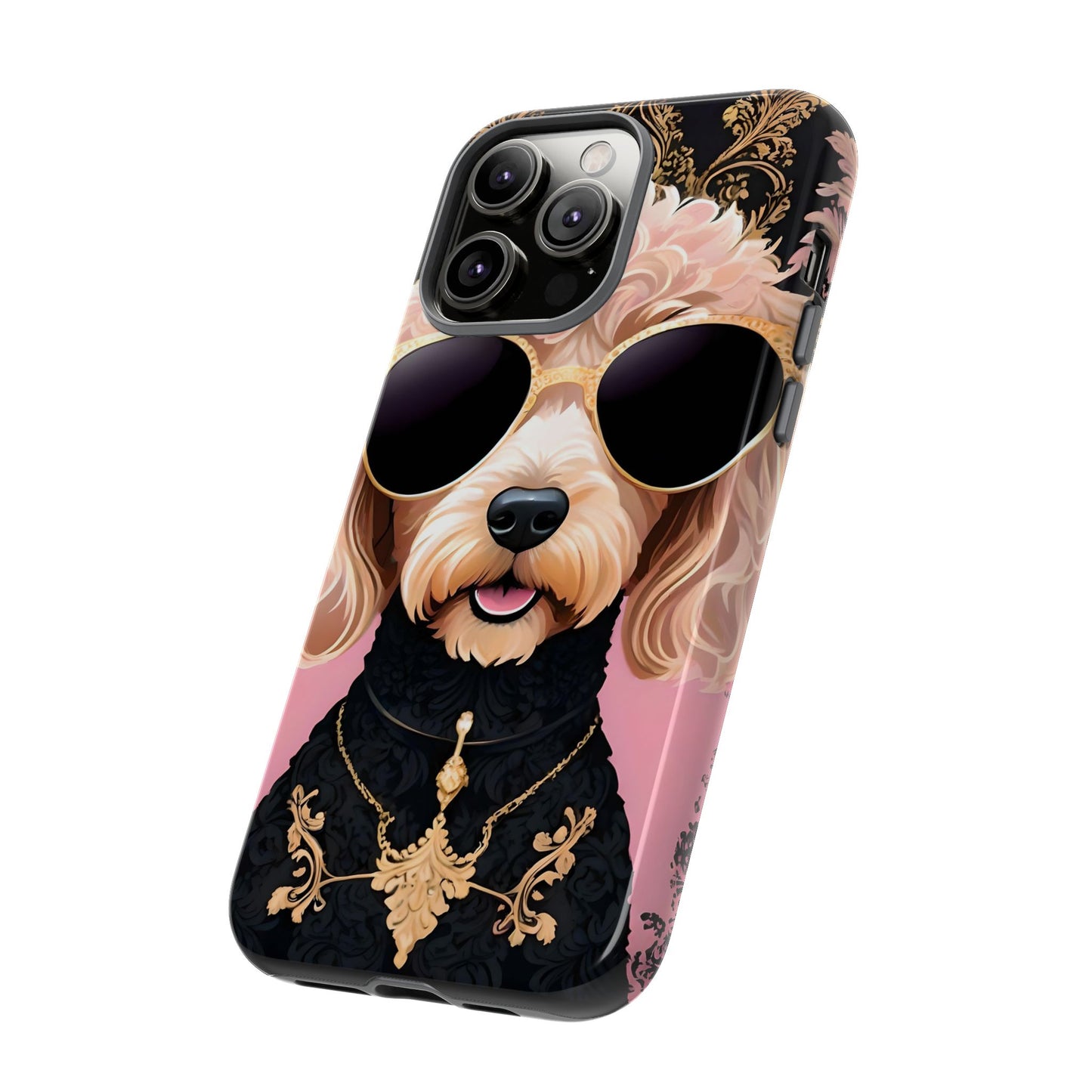 Phone Case - Golden Doodle In Sunglasses Tough Case