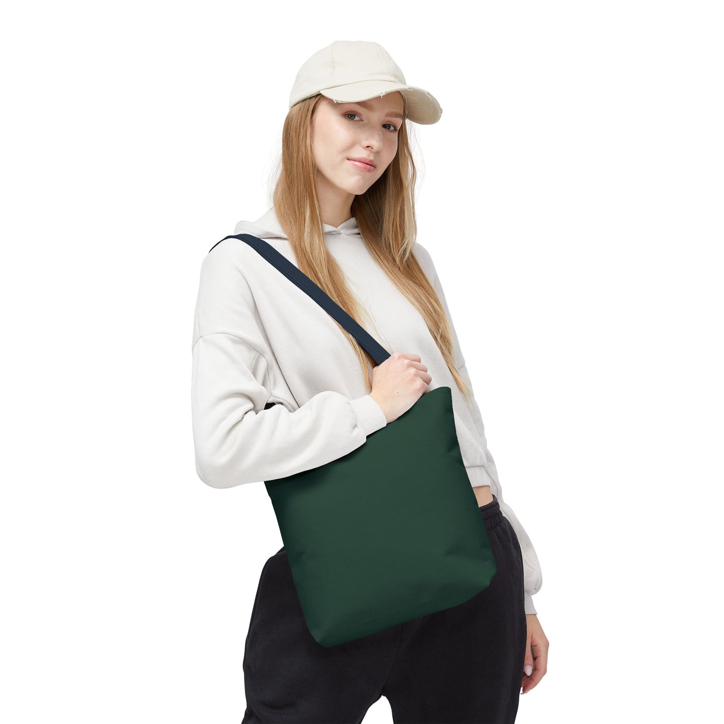 Stylish Midnight Green All-Over Print Tote Bag for Everyday Use, Eco-Friendly Shopping Bag, Beach Tote, Gift for Her, Fashion Accessories