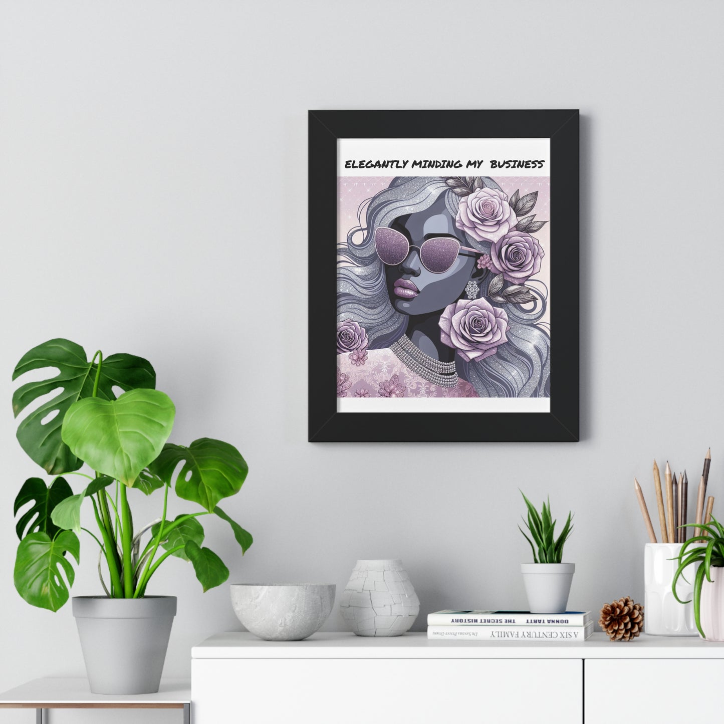 Elegant Business Minded Poster - Wall Art for Confident Women