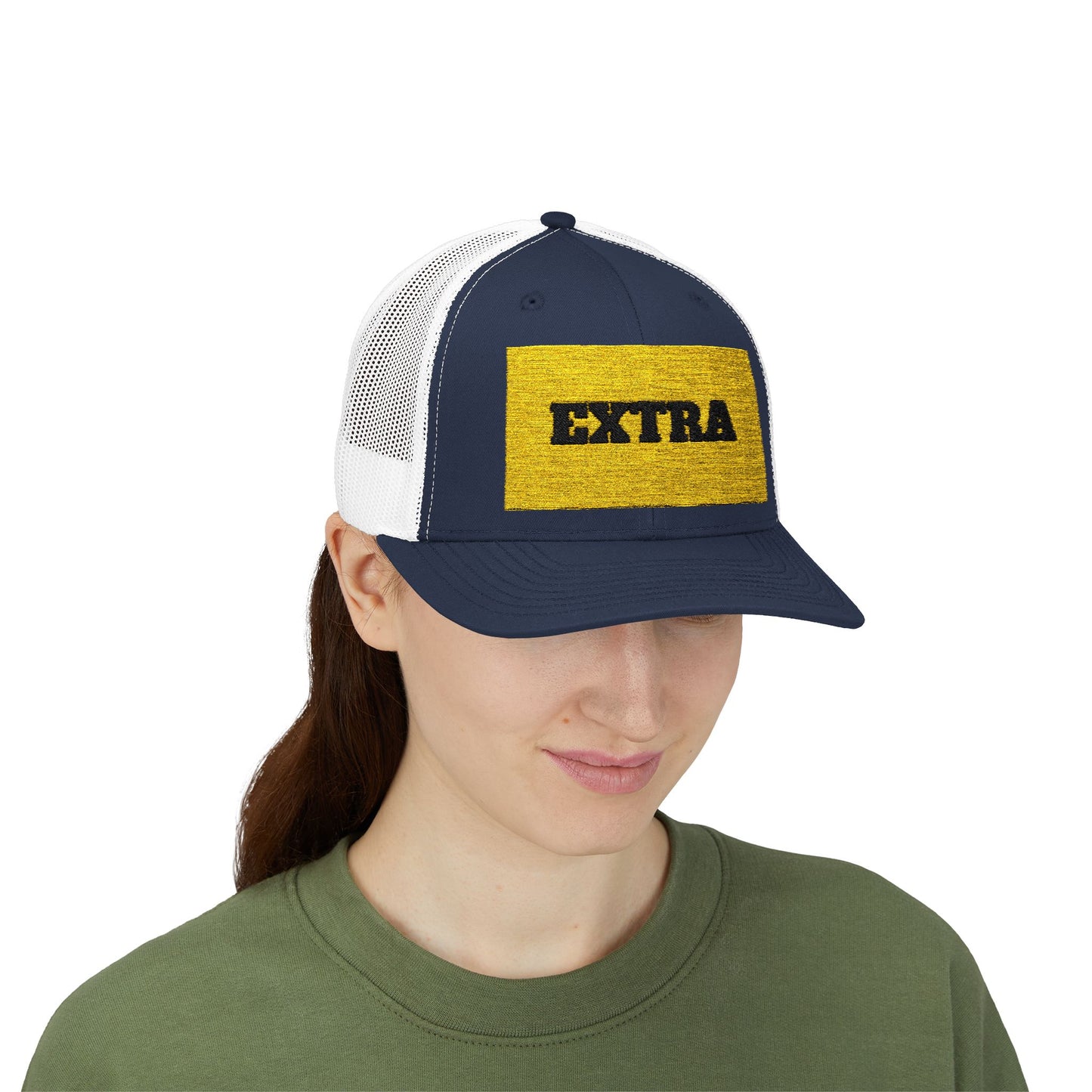 Extra Sparkling Gold Snapback Trucker Cap, Casual Hat, Fashion Accessory, Outdoor Gear, Gift for Him/Her, Party Wear
