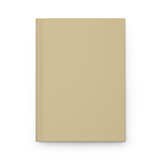 Vanilla Wheat Hardcover Journal, Elegant Note-taking, Gift for Writers, Daily Planner, Creative Journaling, Minimalist Style