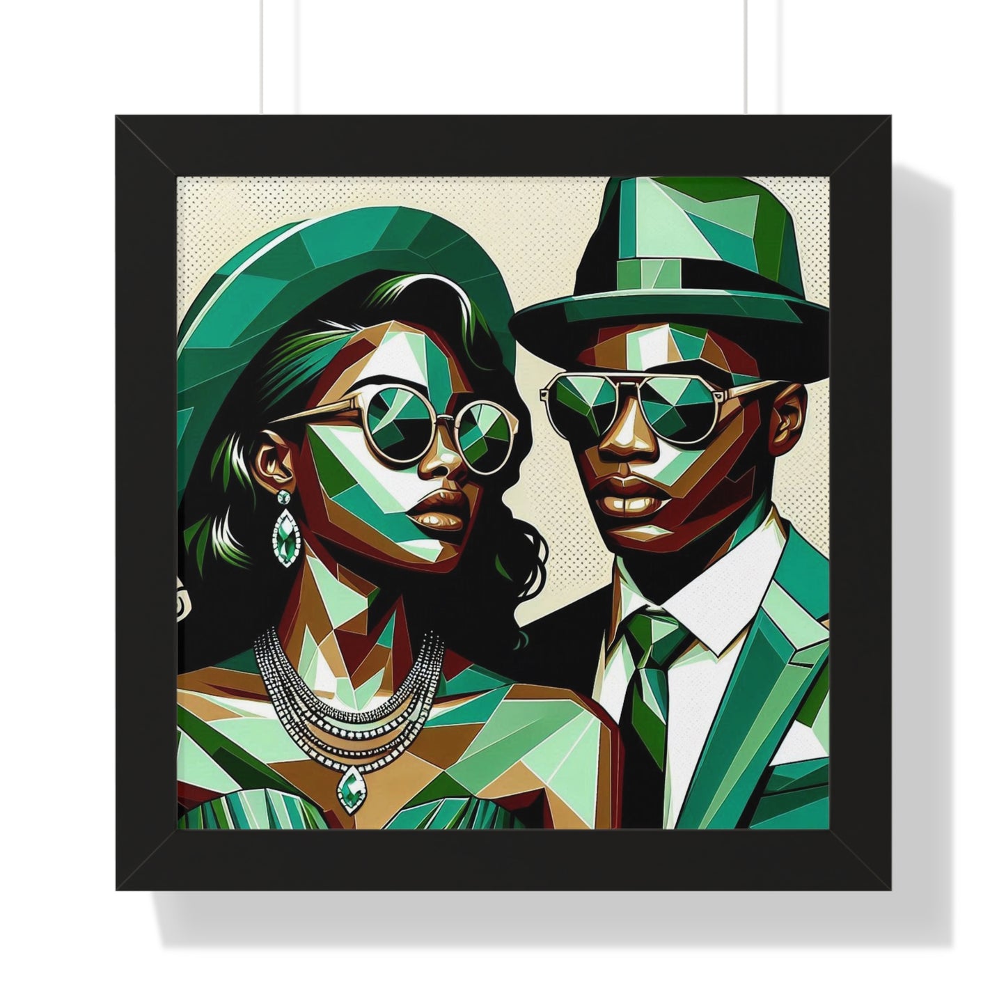 Stylish Framed Vertical Poster - Modern Art for Home Decor - "Built to Lead. Born to Inspire."