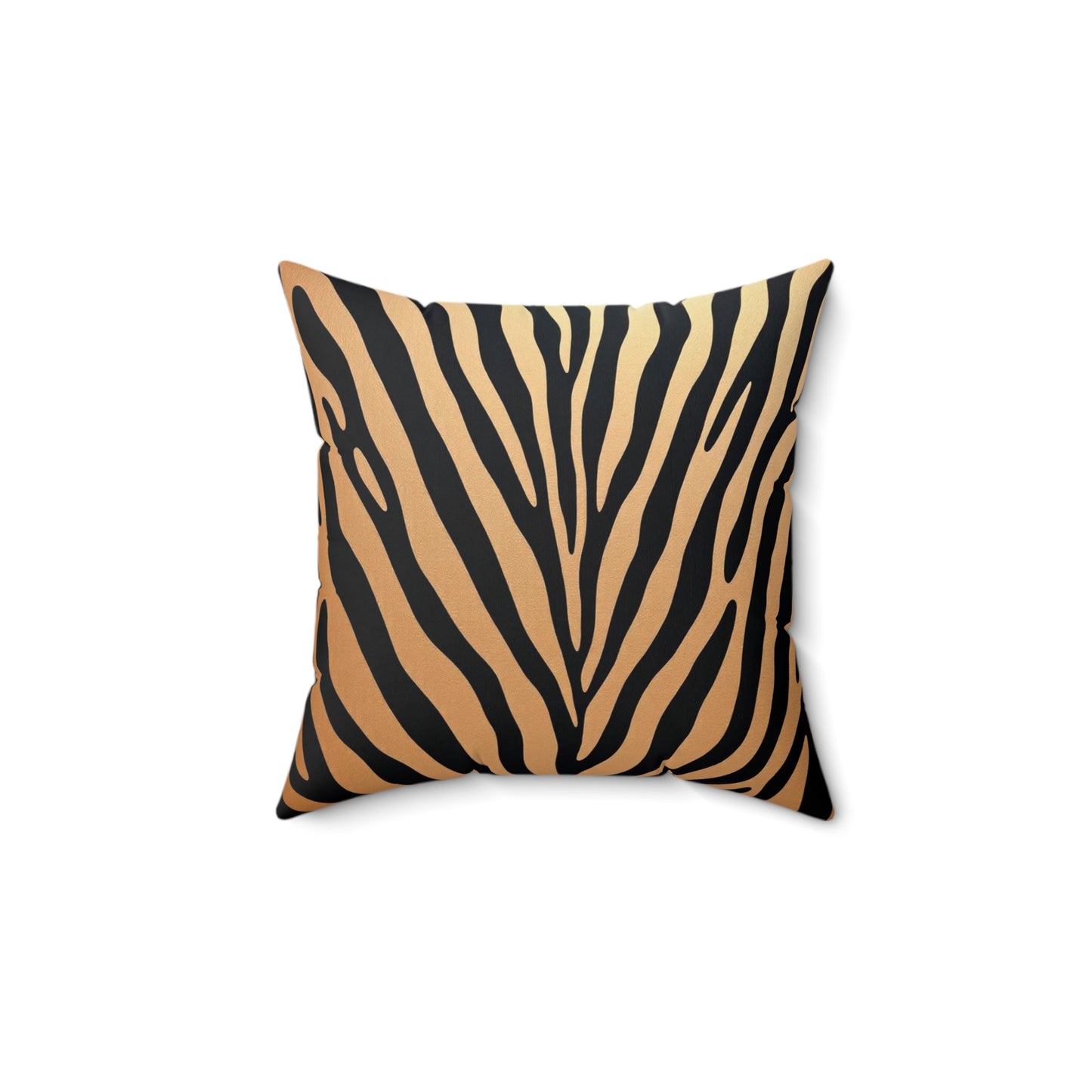 Stylish Faux Suede Zebra Stripe Pillow - Modern Home Decor Accent
