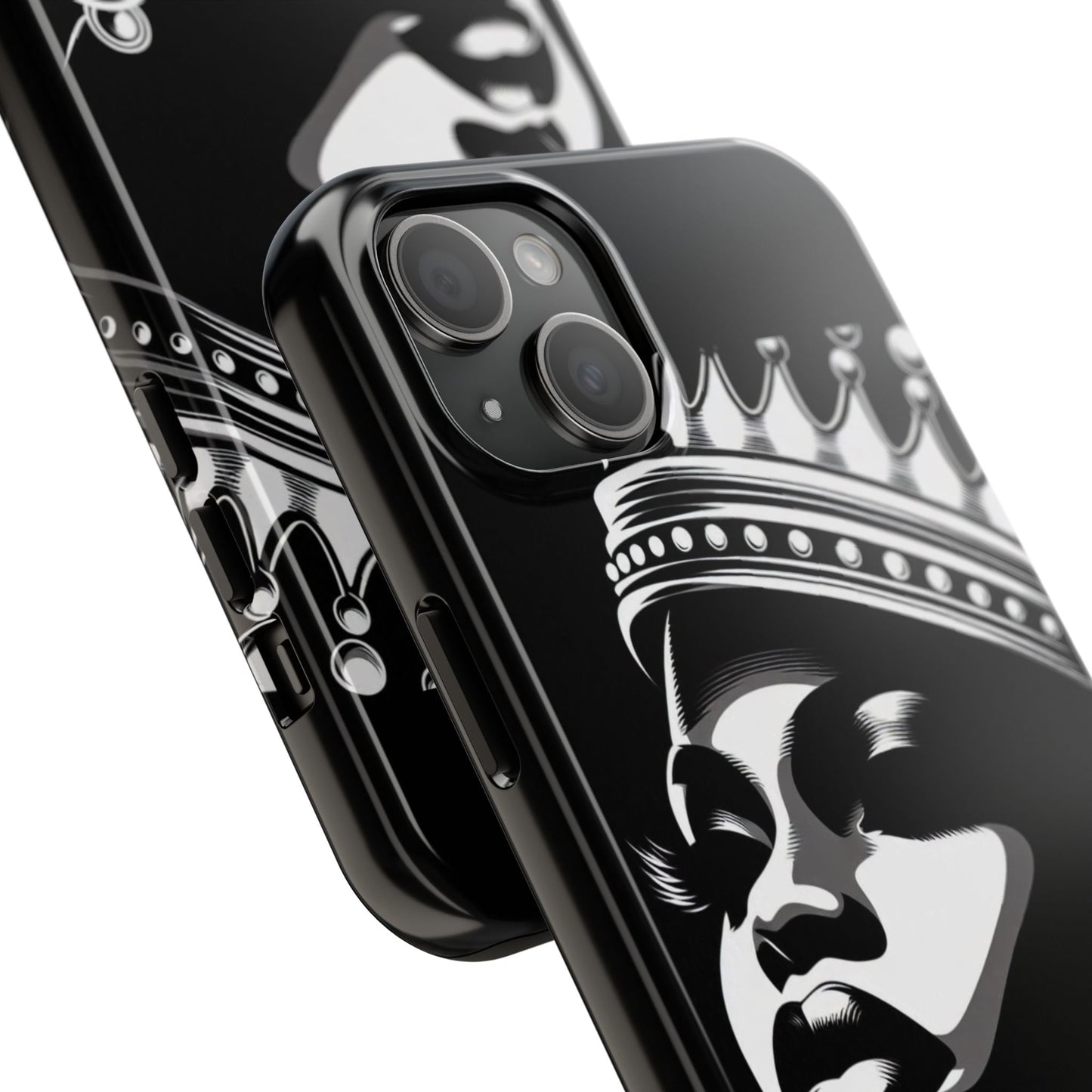 Regal Queen Tough Phone Case, Stylish Phone Cover, Gift for Her, Birthday, Empowerment, Bold Statement, Durable Phone Accessory