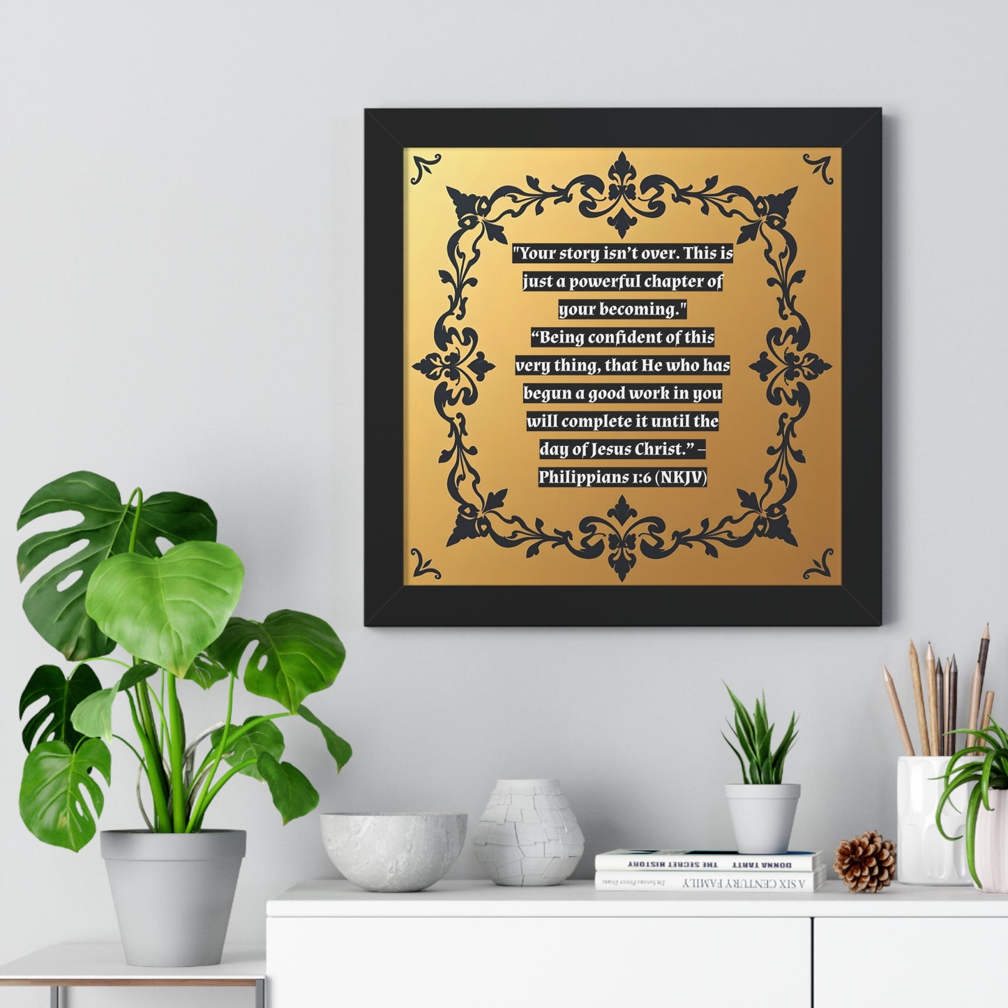 Vertical Poster - 'Your story isn't over' Wall Art