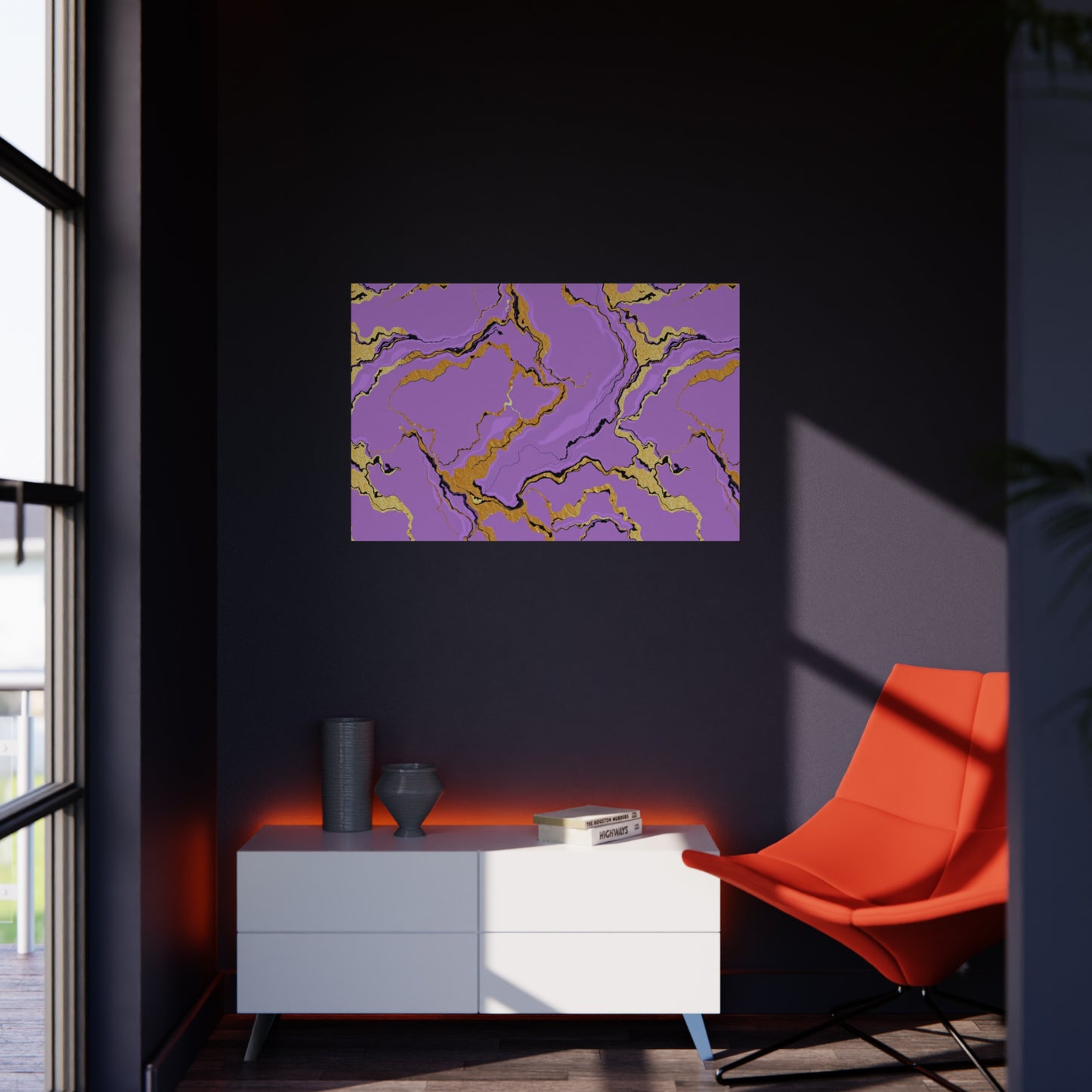Lavender Marble Foam Board Decor, Stylish Wall Art, Home Office Decor, Unique Gift, Art Display Board