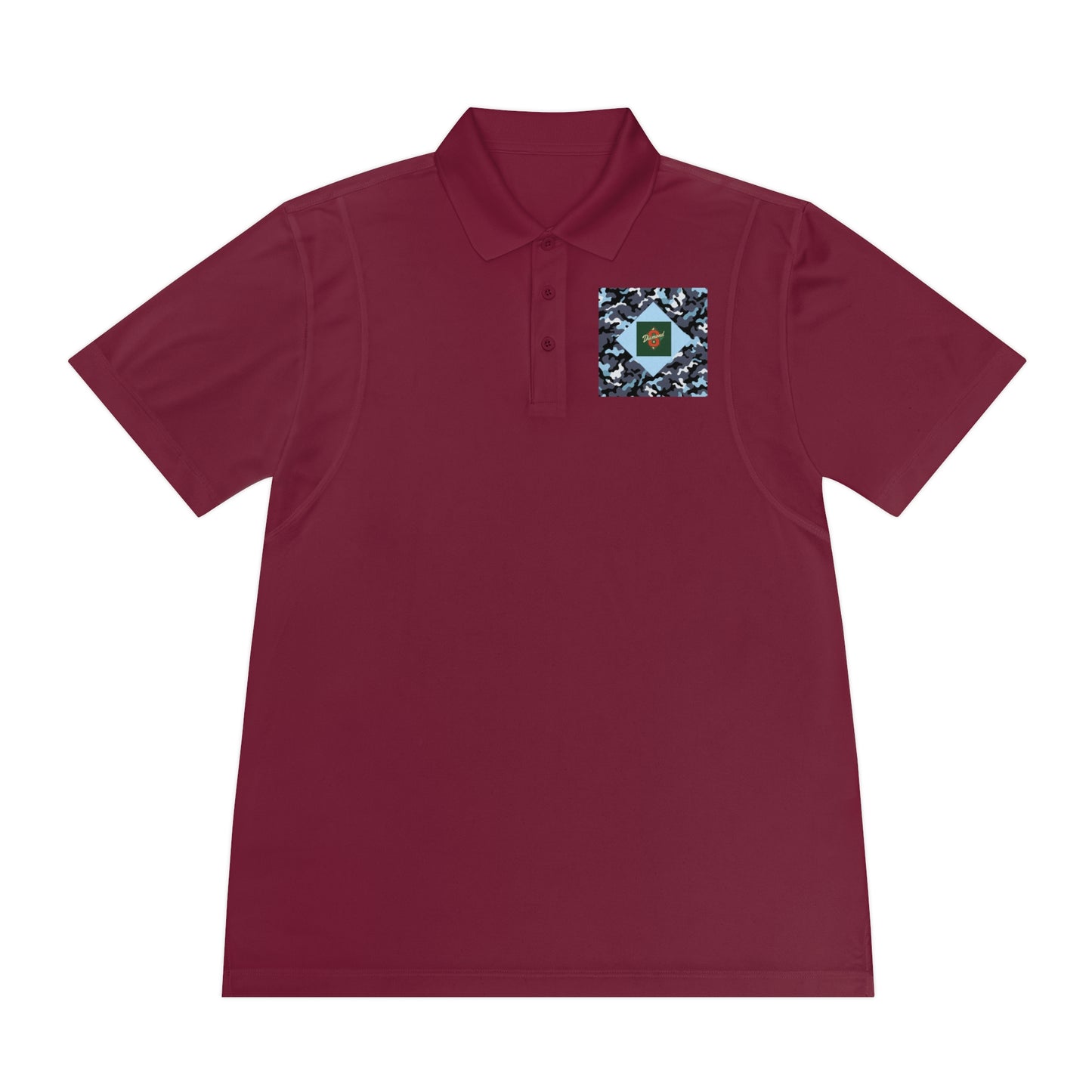 Men's Sport Polo Shirt - Camo & Diamond 8