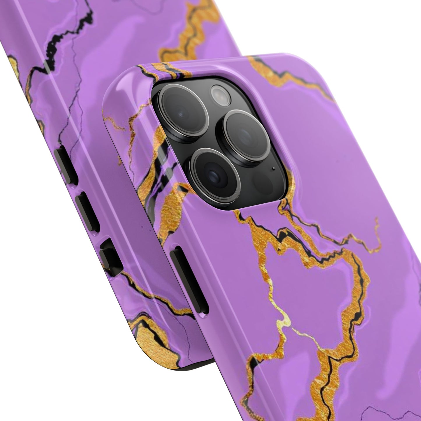 Stylish Tough Phone Cases with Purple Marble Design, Protective Phone Cases, Trendy Phone Accessories, Gift for Her, Unique Phone Cover