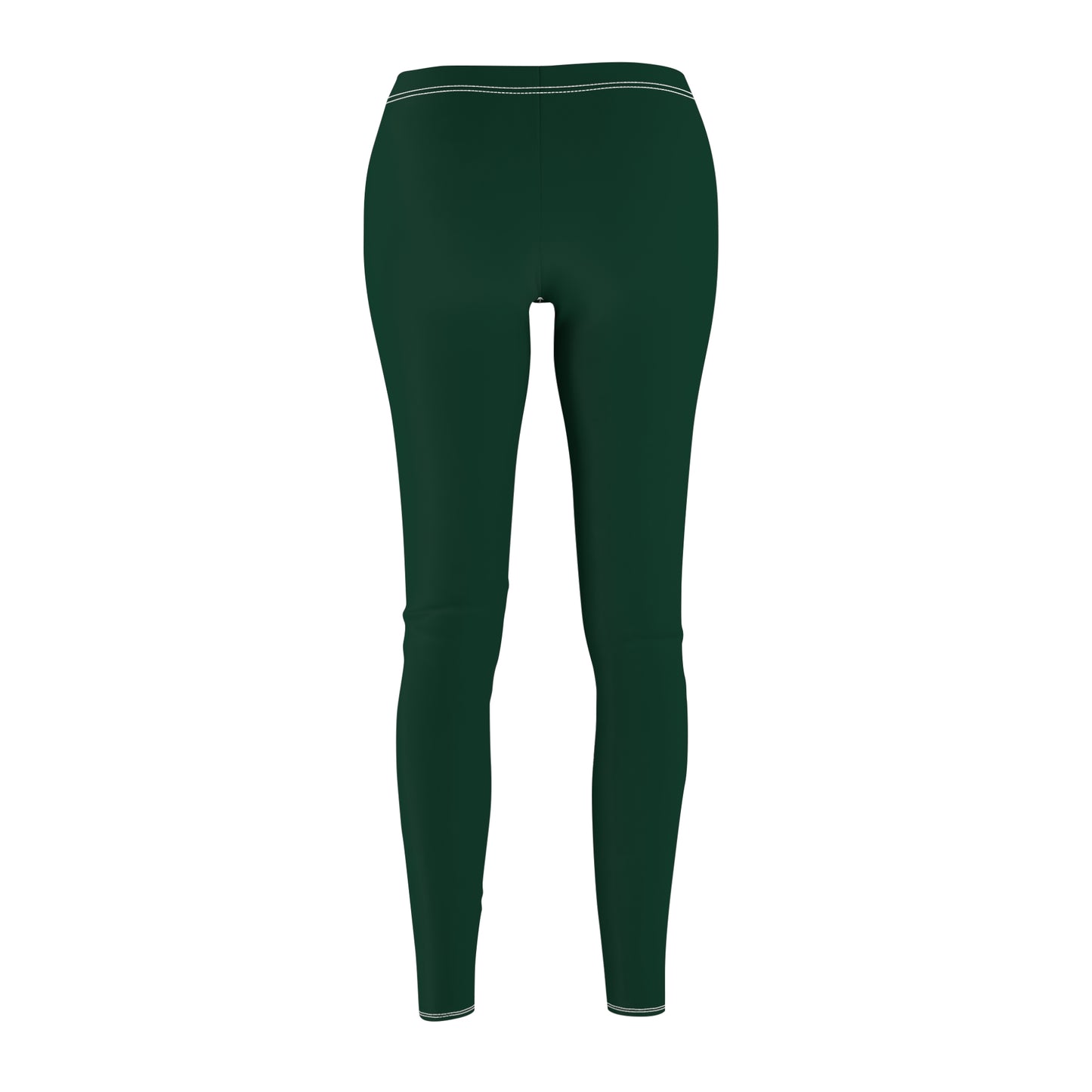 Women's Midnight Green Casual Leggings - Stylish Comfort for Everyday Wear, Activewear, Athleisure, Workout, Yoga, Gift for Her