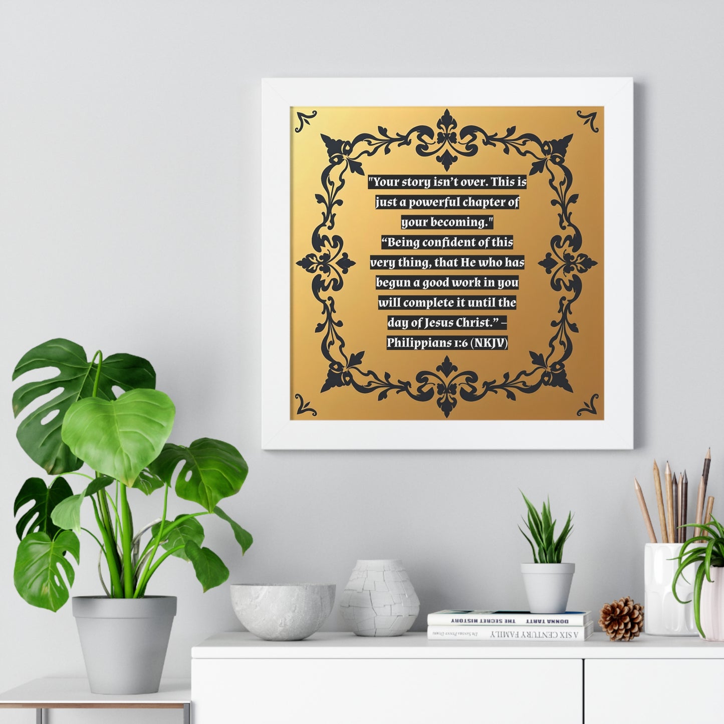 Vertical Poster - 'Your story isn't over' Wall Art
