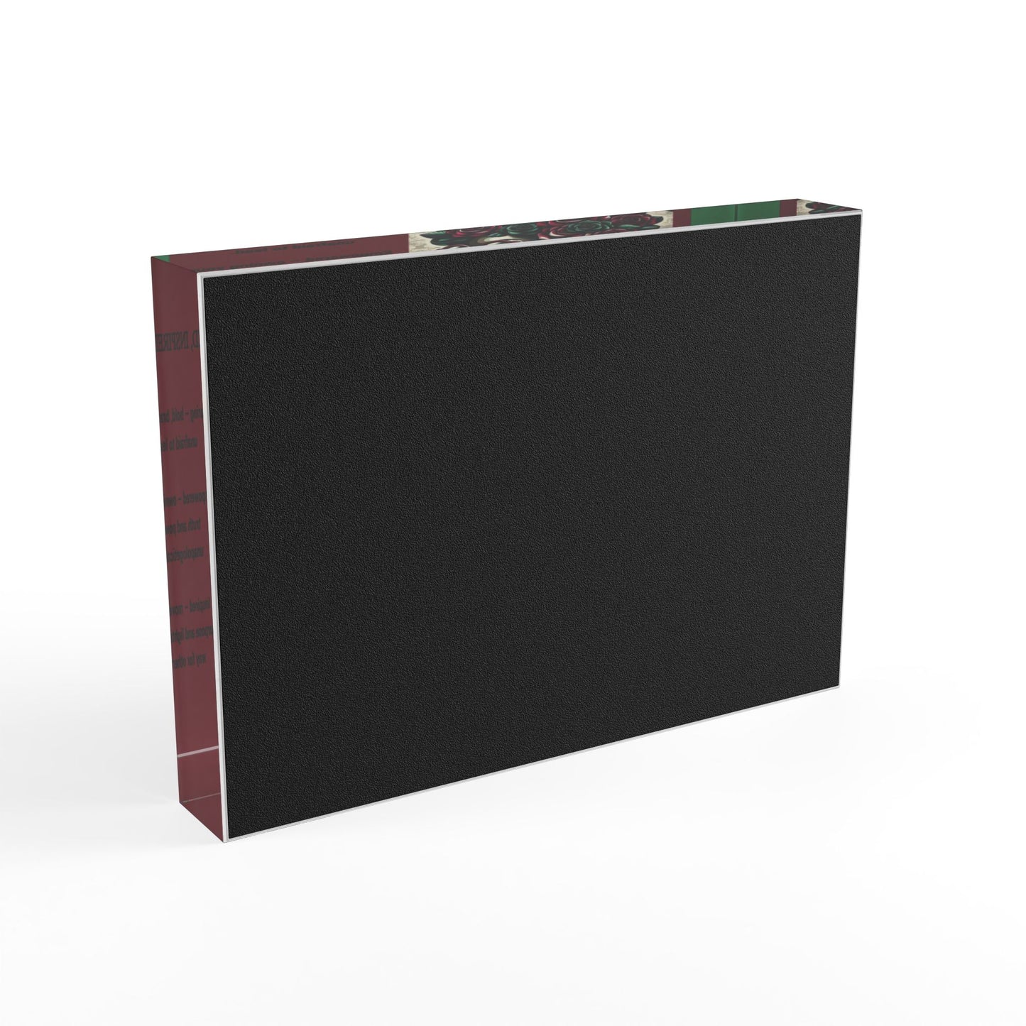 Empowered Photo Block with Inspirational Message - Daring, Empowered, Inspired