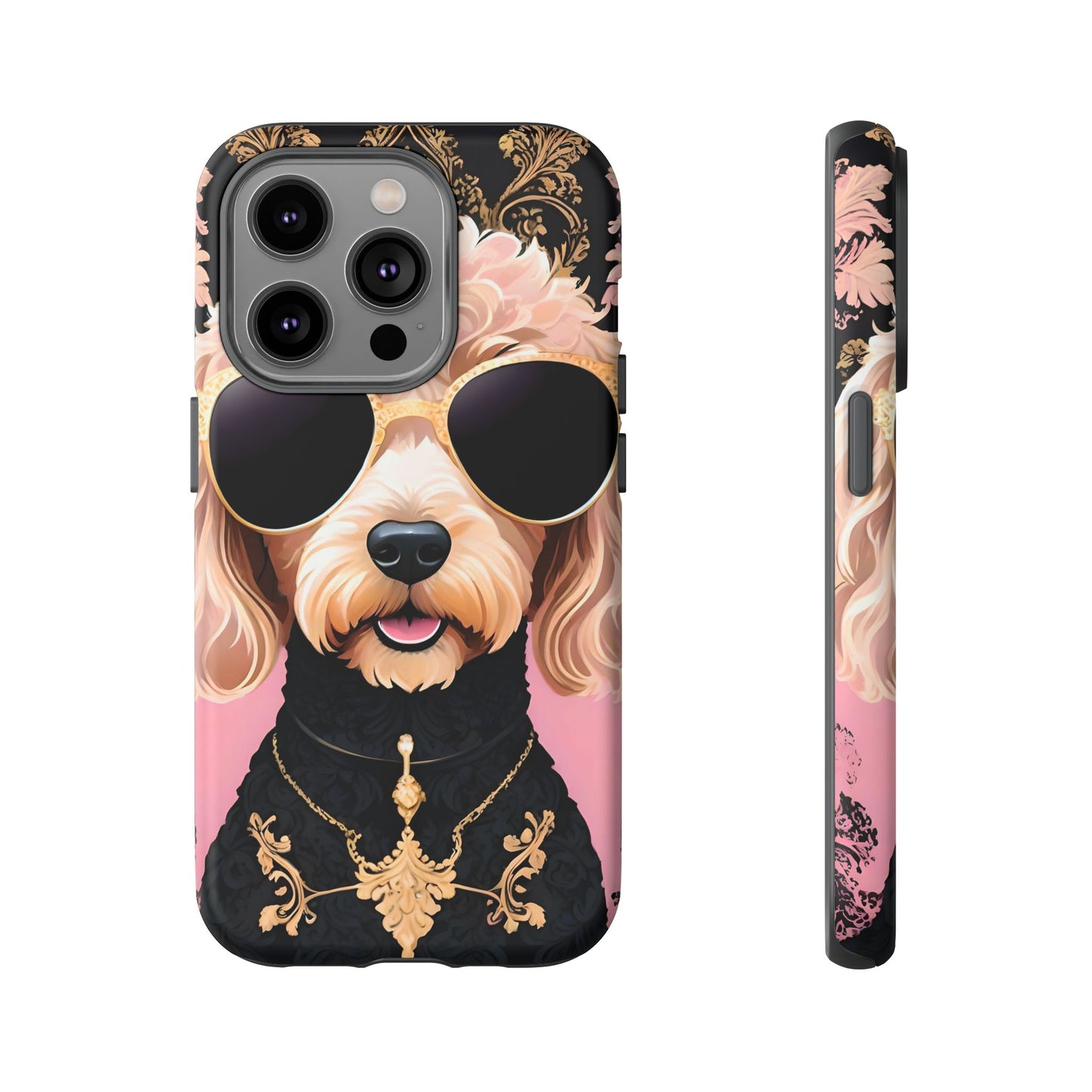 Phone Case - Golden Doodle In Sunglasses Tough Case