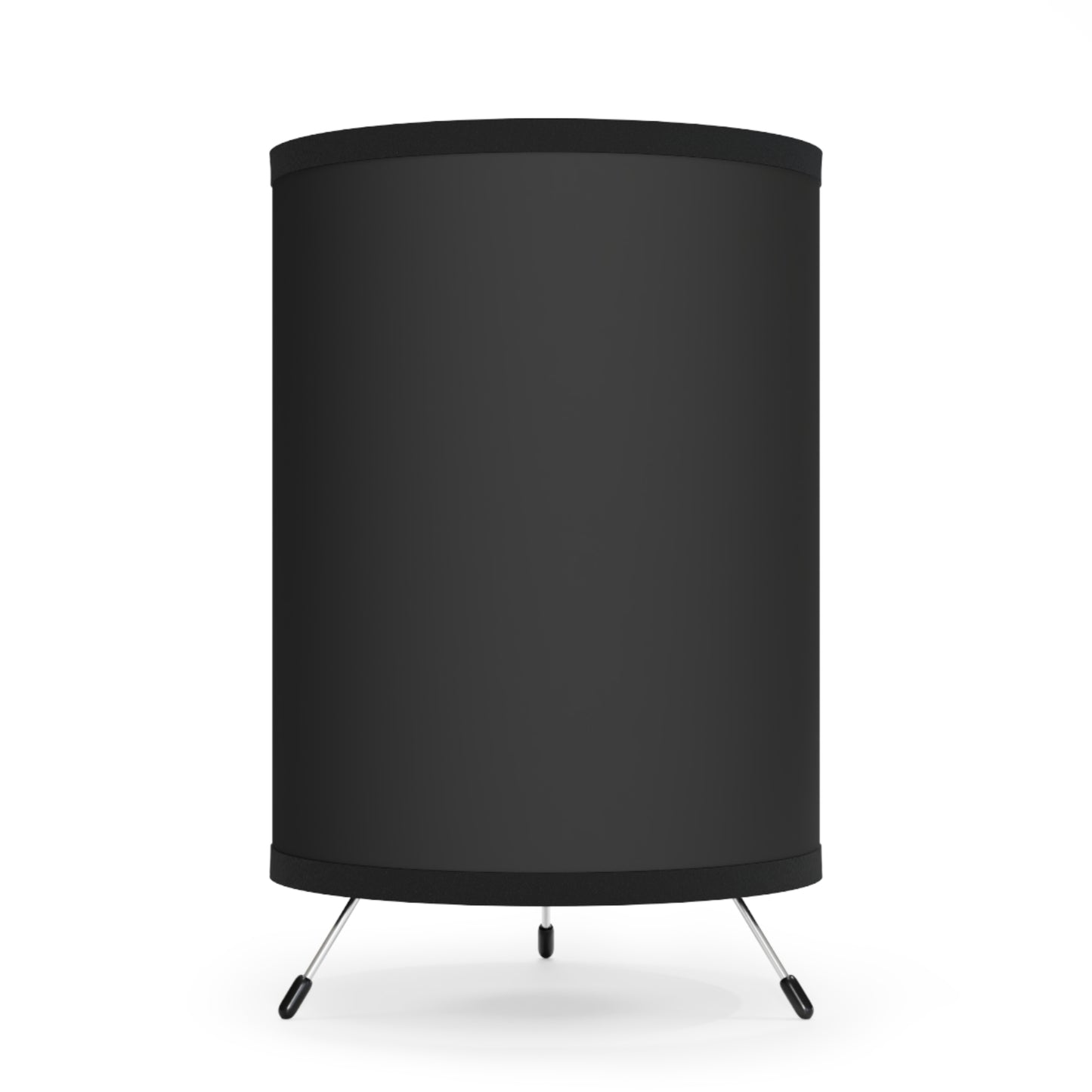 Tripod Black Lamp with High-Res Printed Shade, Stylish Floor Lamp for Home Decor, Modern Lighting for Living Room, Desk or Bedroom