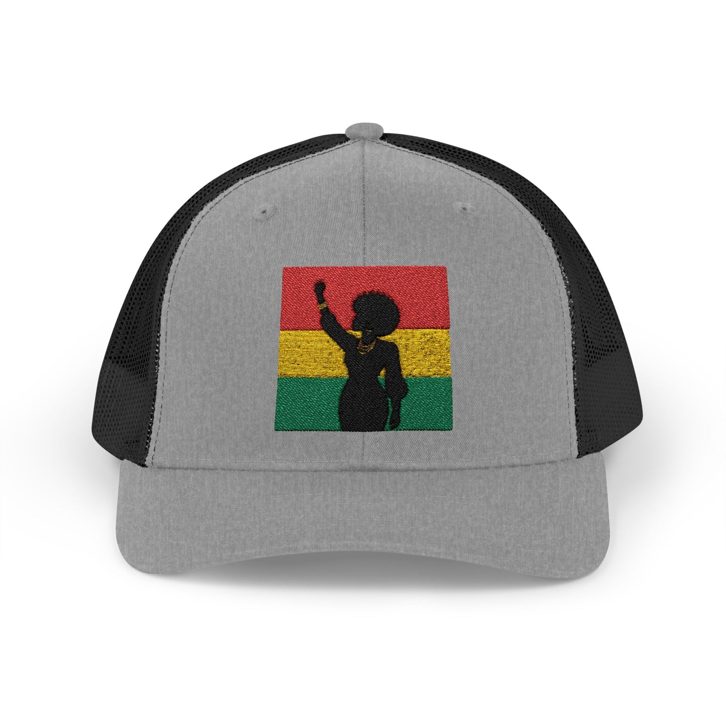Silhouette Trucker Cap — Juneteenth Colors Snapback